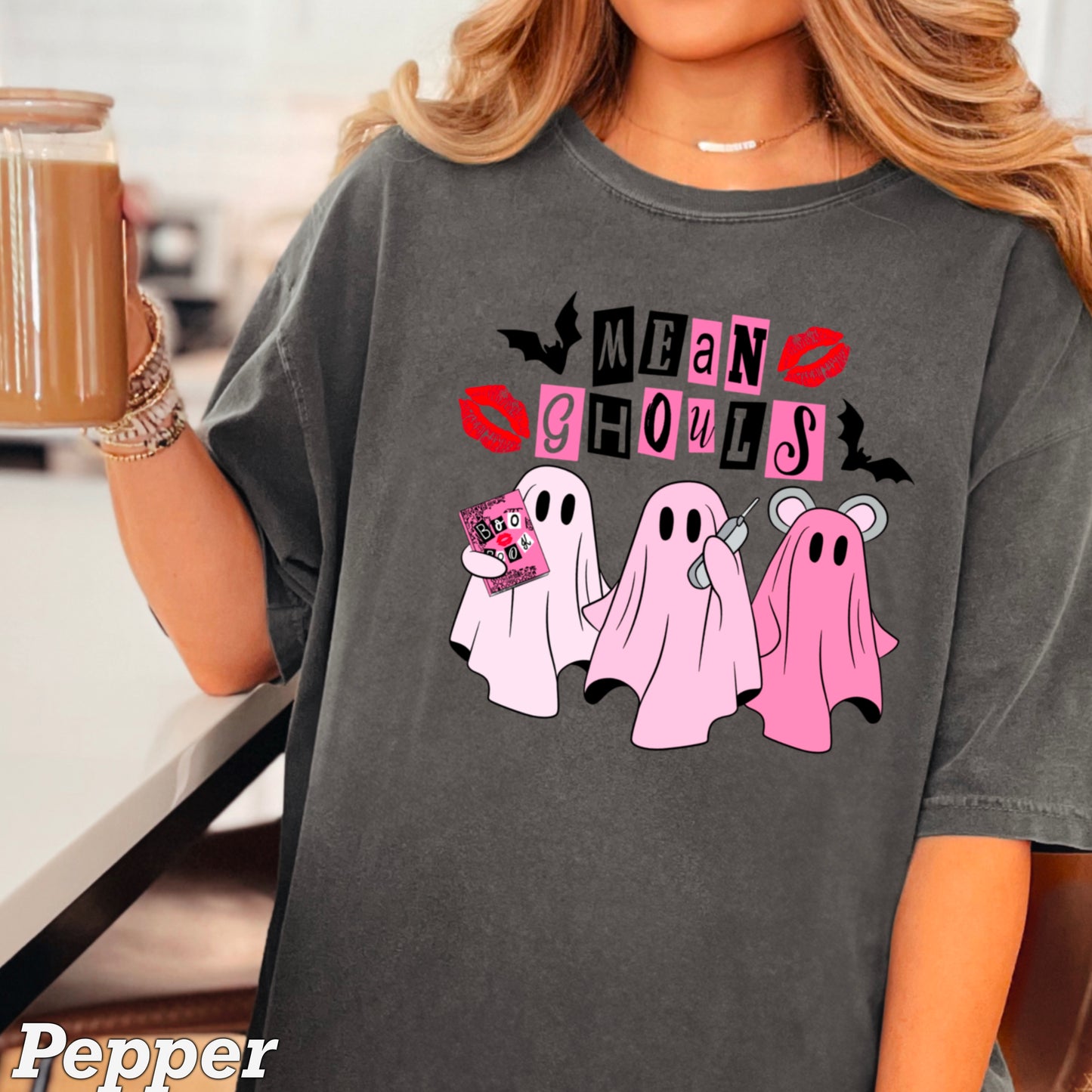 Mean Ghouls Comfort Color Graphic Tee