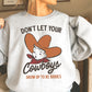Don’t Let Your Cowboys Grow Up To Be Babies Western Crewneck Sweatshirt
