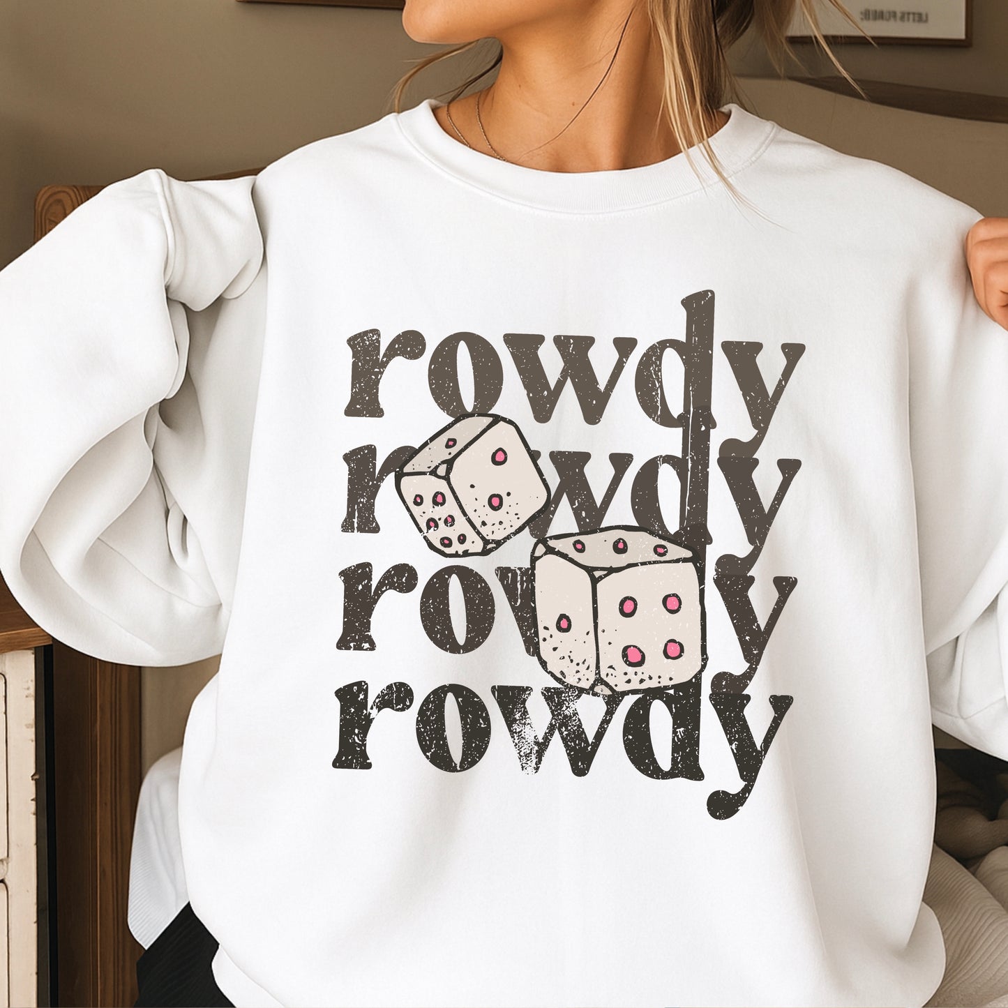 Rowdy Dice Crewneck Sweatshirt