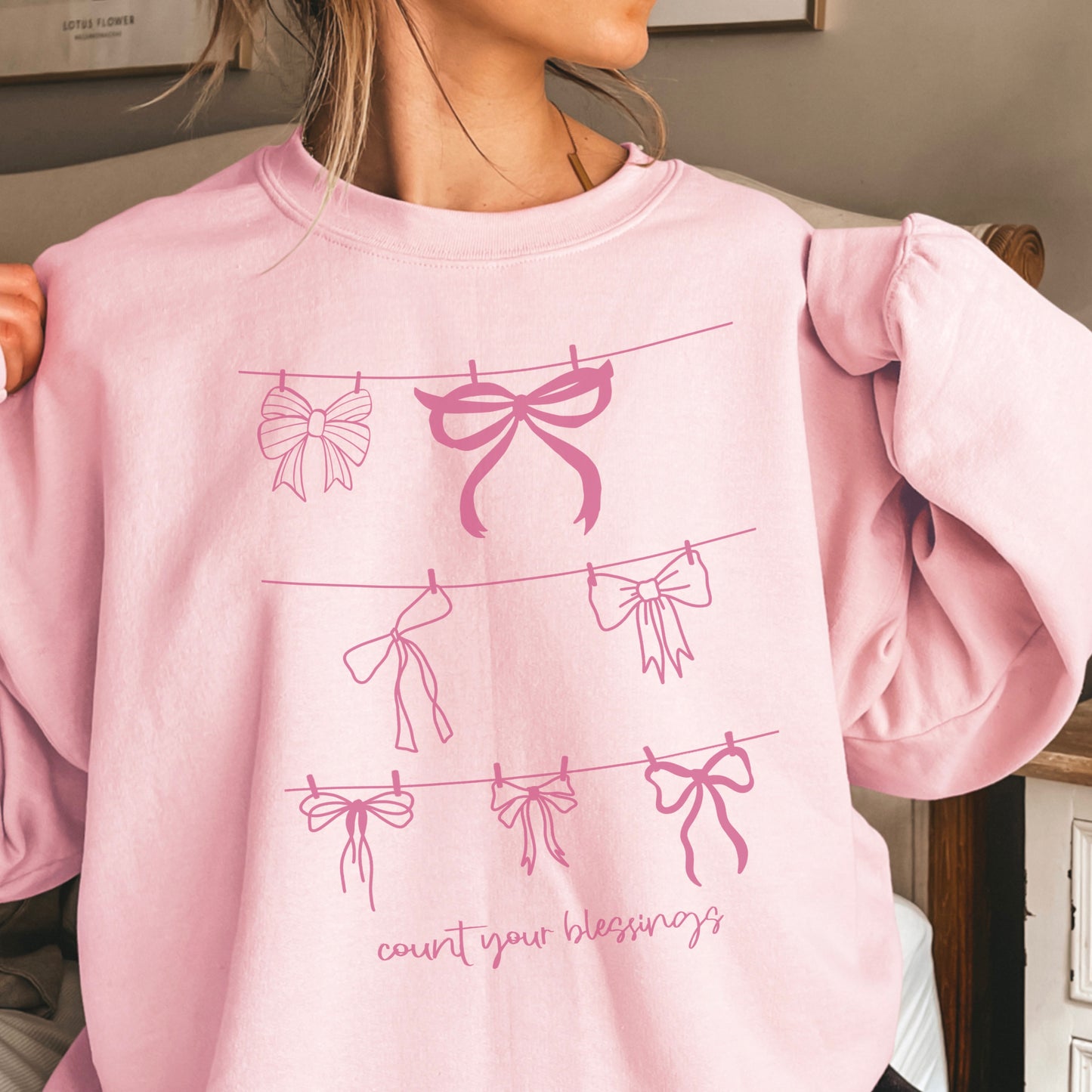 Count Your Blessings (Rose)  DTF Transfer