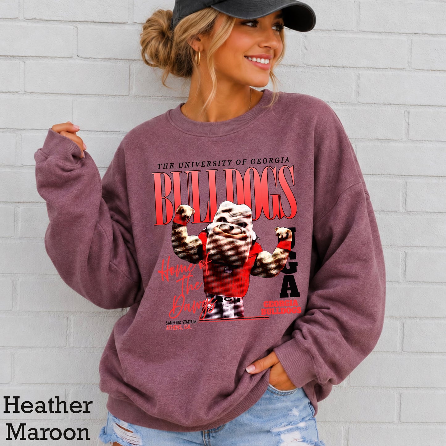 Vintage Red & Black Flex Crewneck Sweatshirt