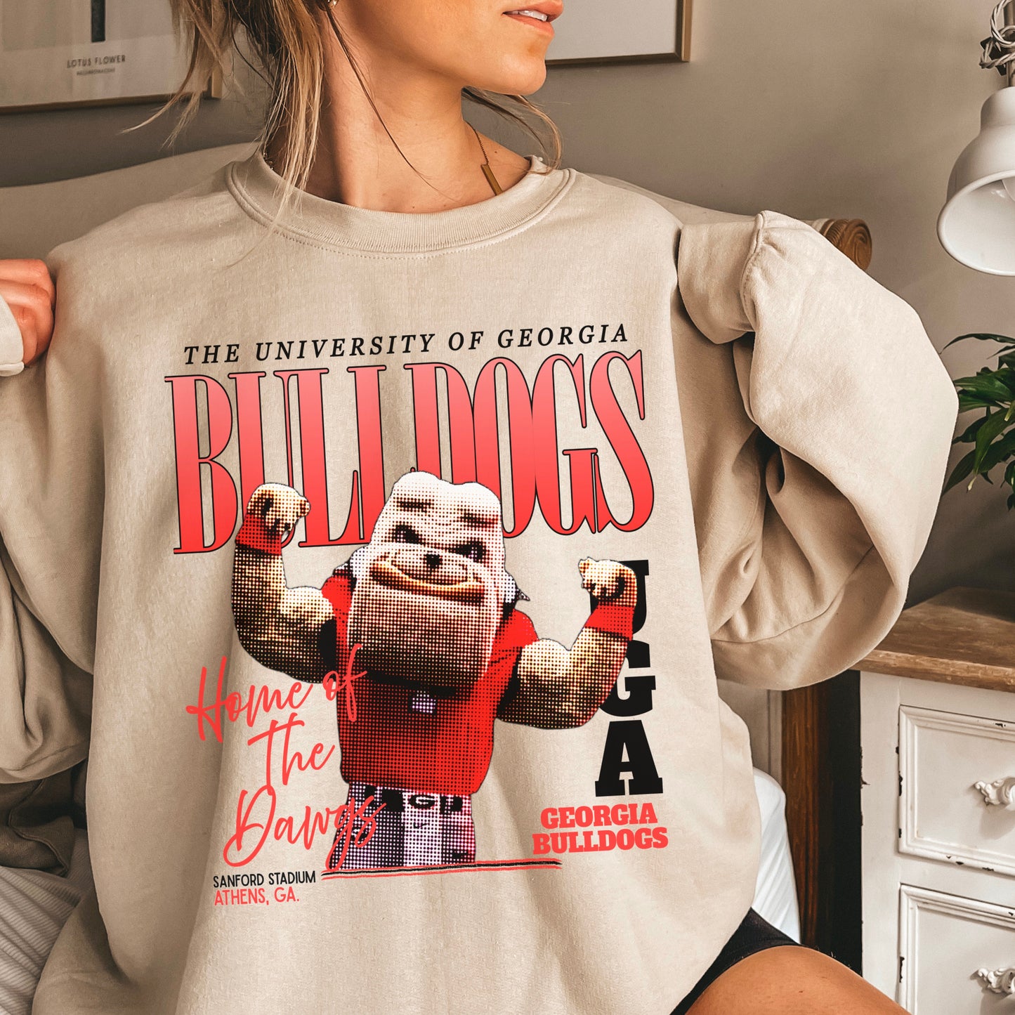 Vintage Red & Black Flex Crewneck Sweatshirt