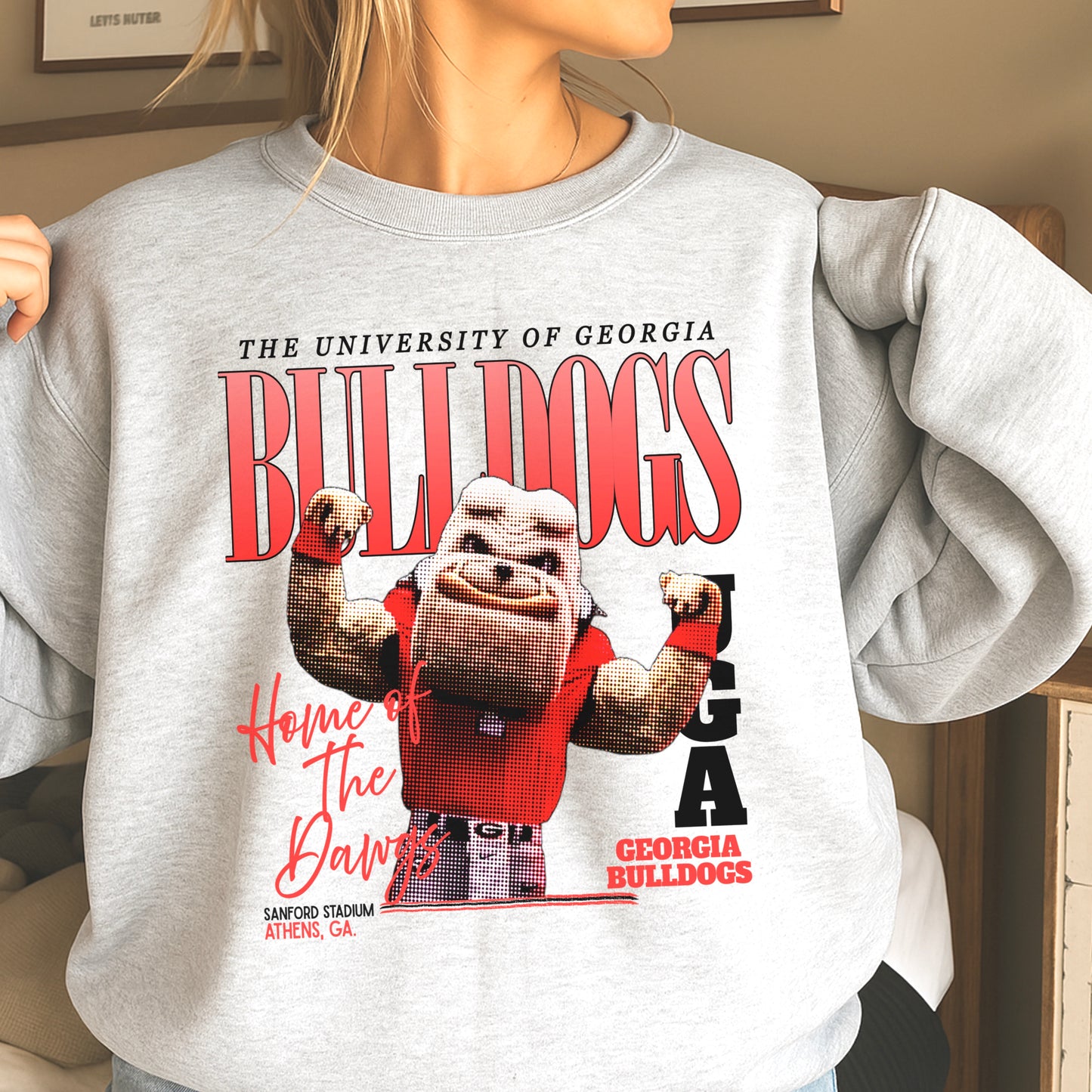 Vintage Red & Black Flex Crewneck Sweatshirt