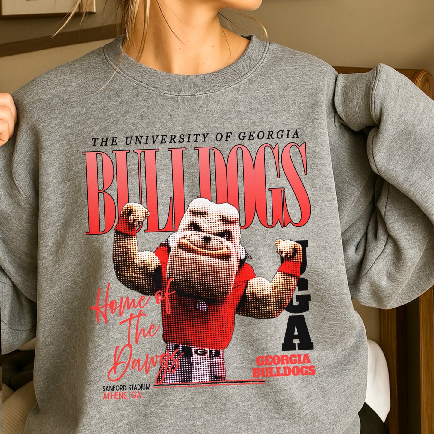Vintage Red & Black Flex Crewneck Sweatshirt