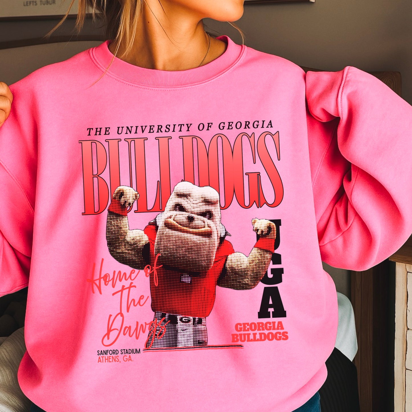 Vintage Red & Black Flex Crewneck Sweatshirt