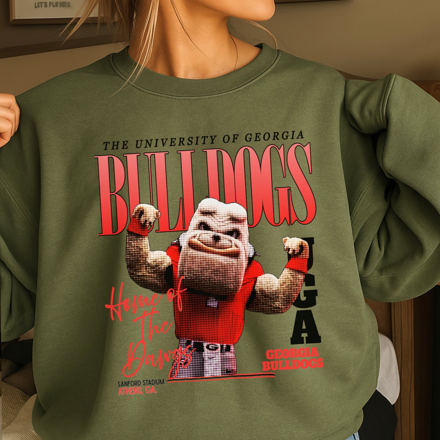 Vintage Red & Black Flex Crewneck Sweatshirt