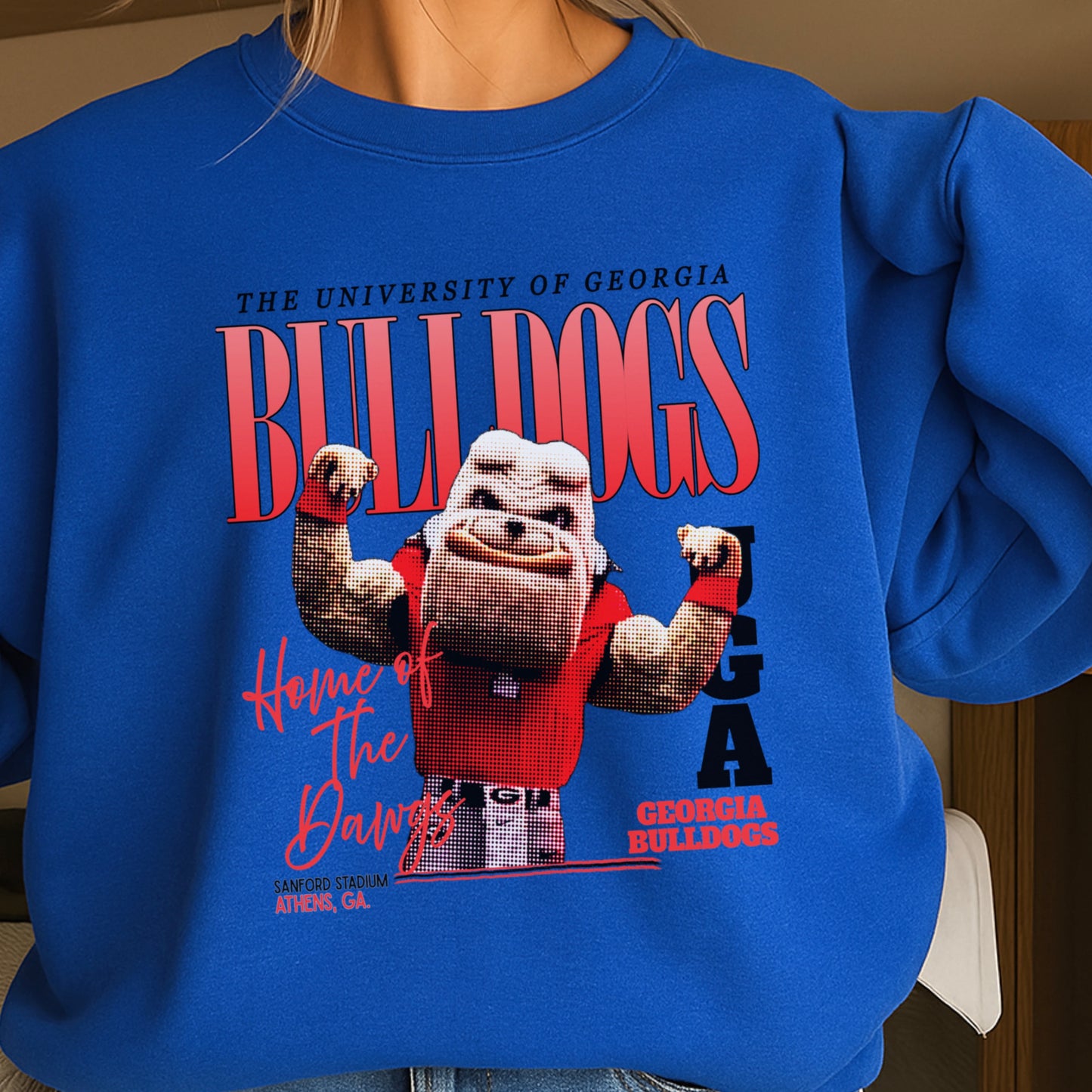 Vintage Red & Black Flex Crewneck Sweatshirt