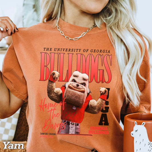 Vintage Red & Black Flex Comfort Color Graphic Tee