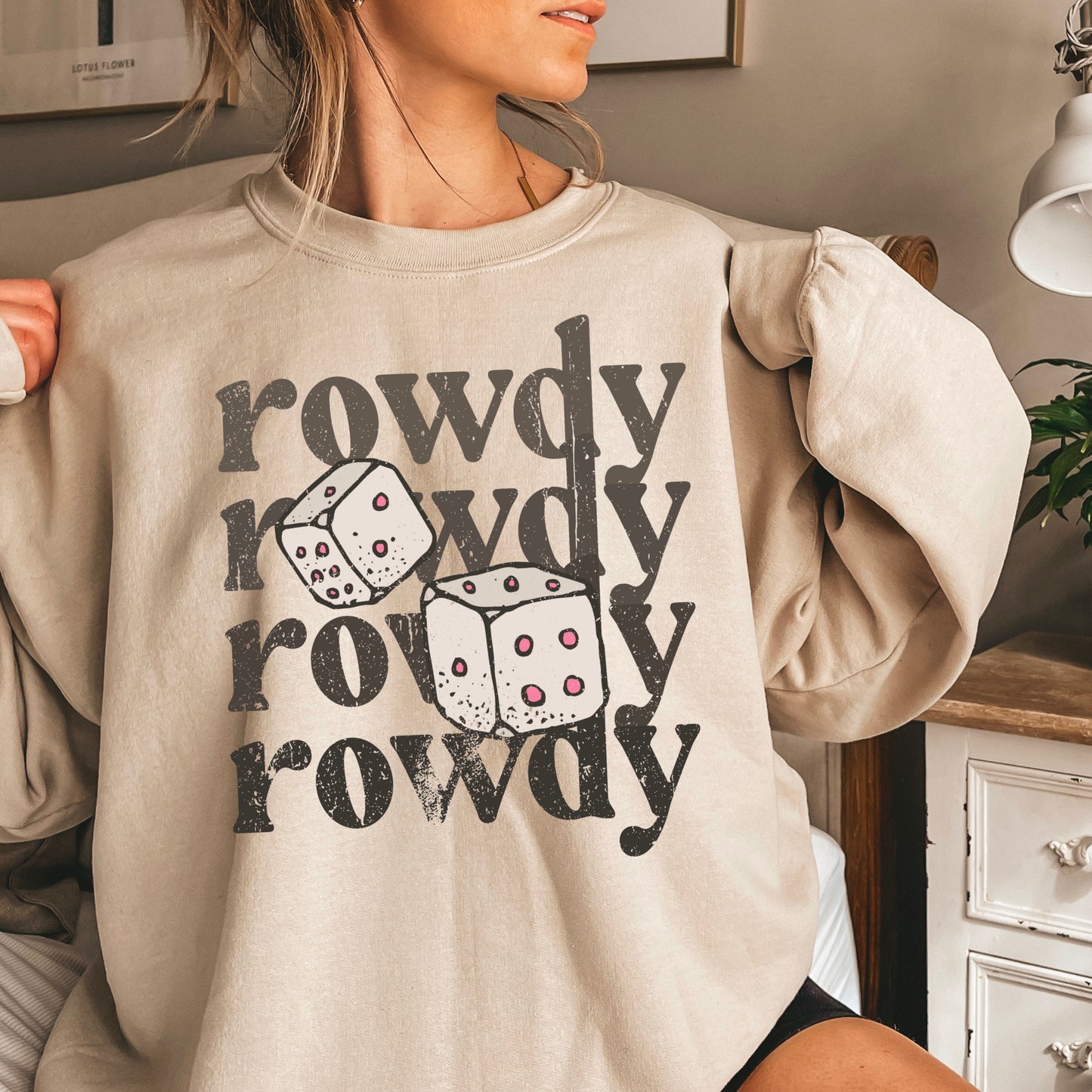Rowdy Dice Crewneck Sweatshirt