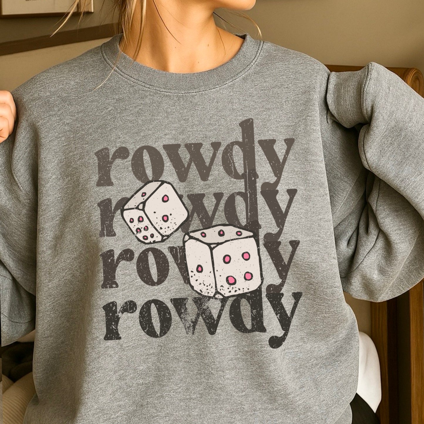 Rowdy Dice Crewneck Sweatshirt