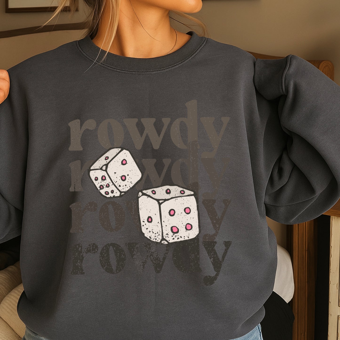 Rowdy Dice Crewneck Sweatshirt