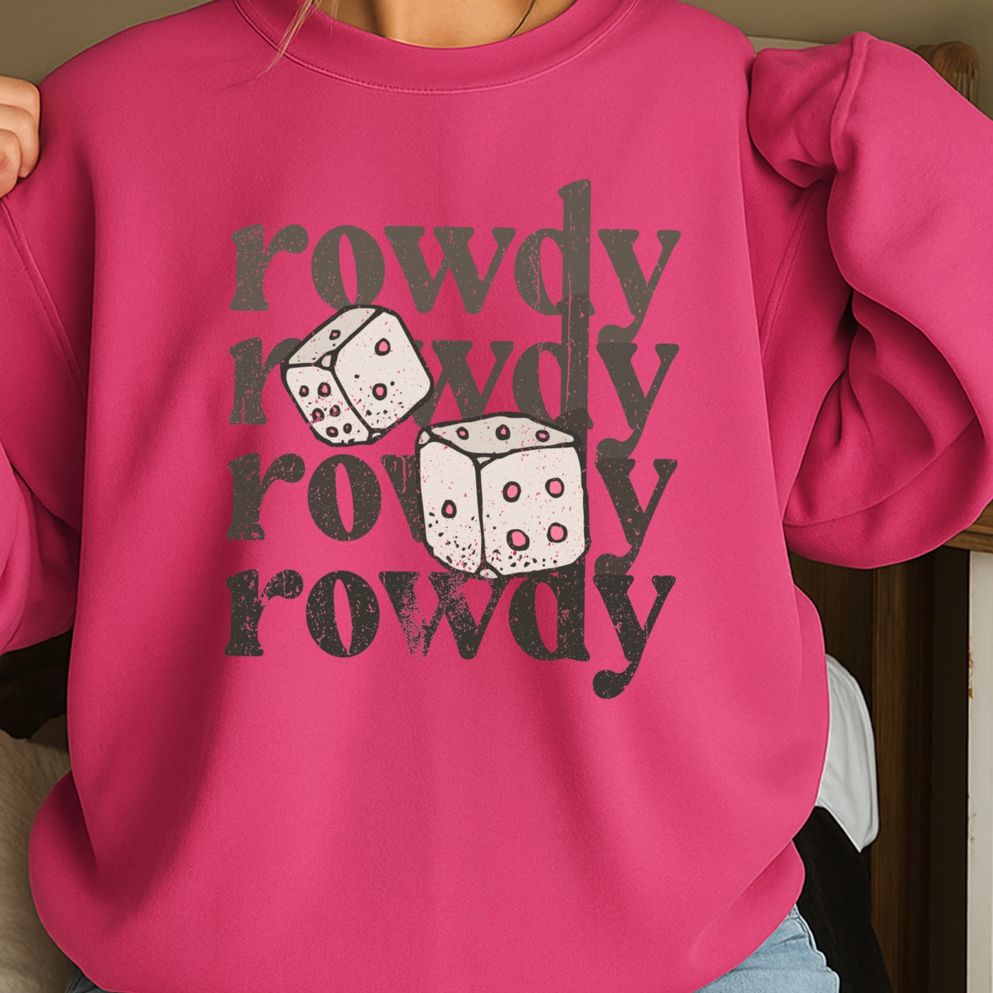 Rowdy Dice Crewneck Sweatshirt