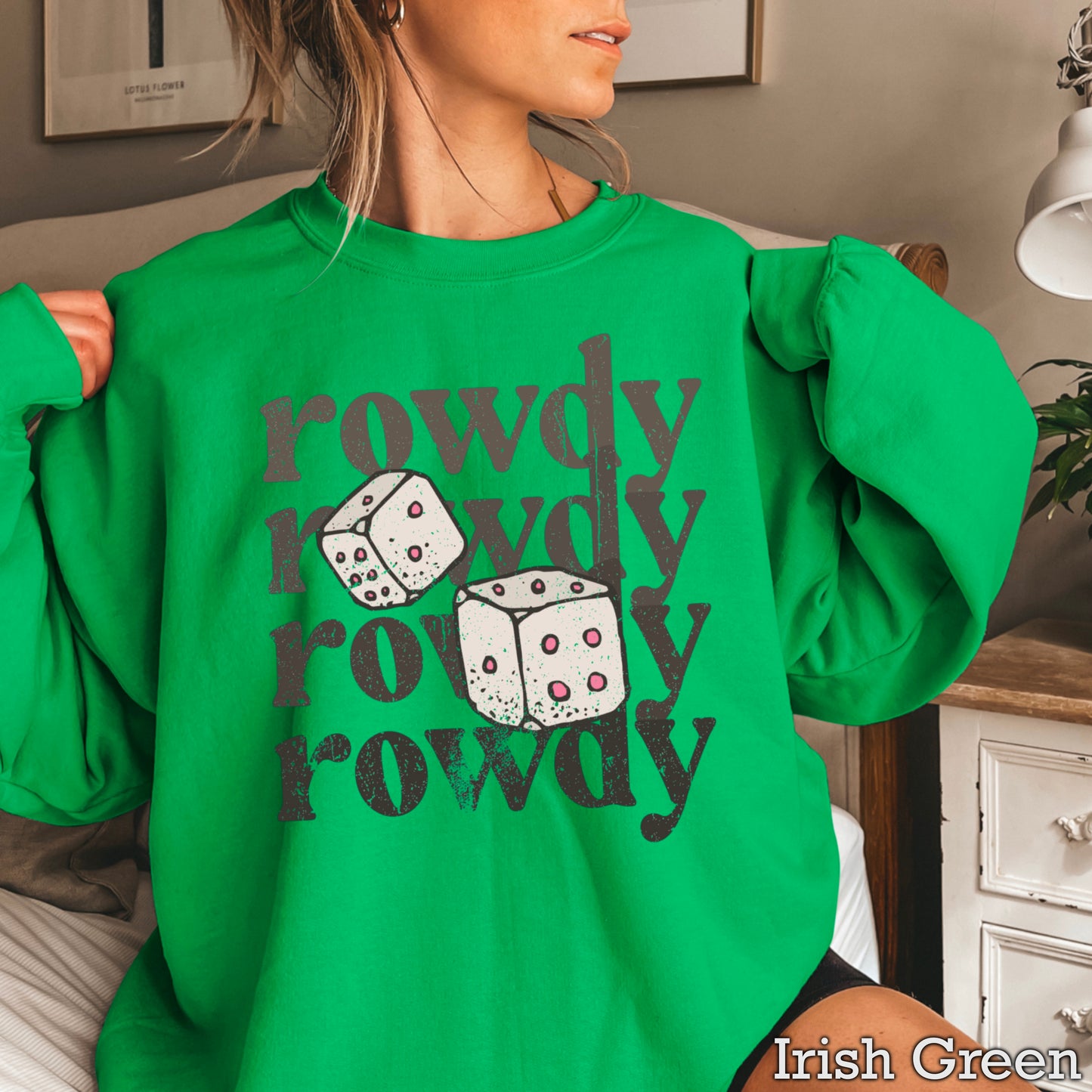 Rowdy Dice Crewneck Sweatshirt