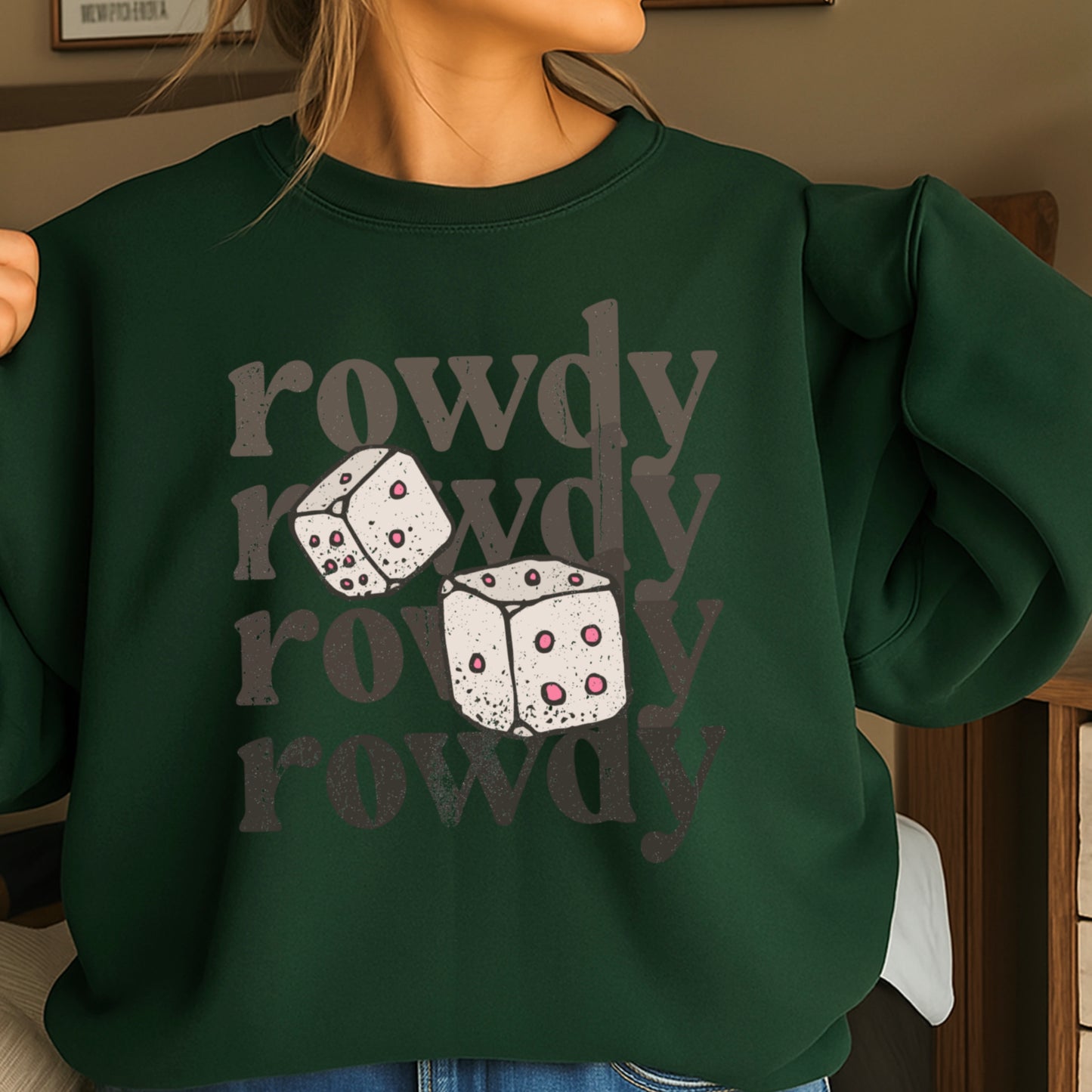 Rowdy Dice Crewneck Sweatshirt