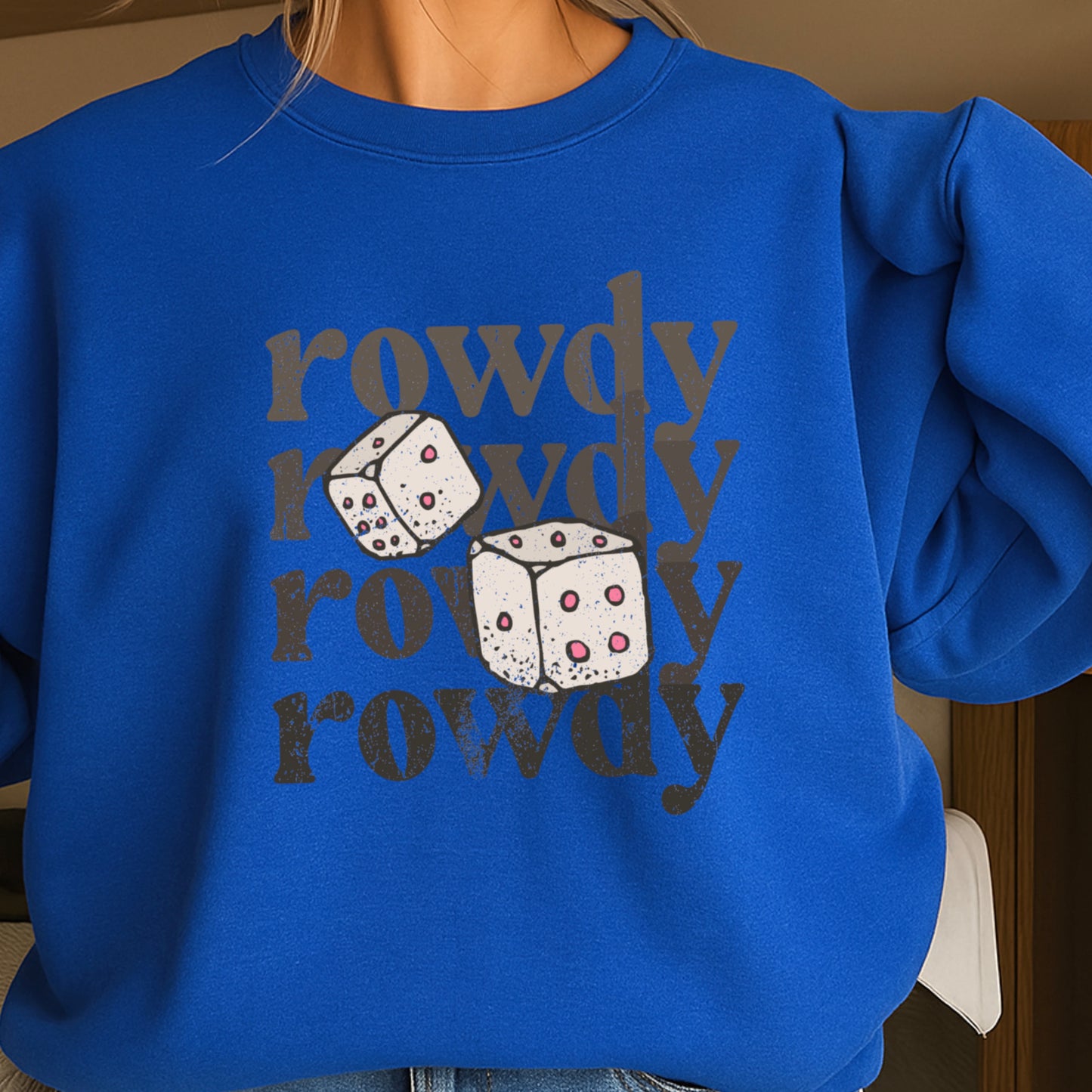 Rowdy Dice Crewneck Sweatshirt