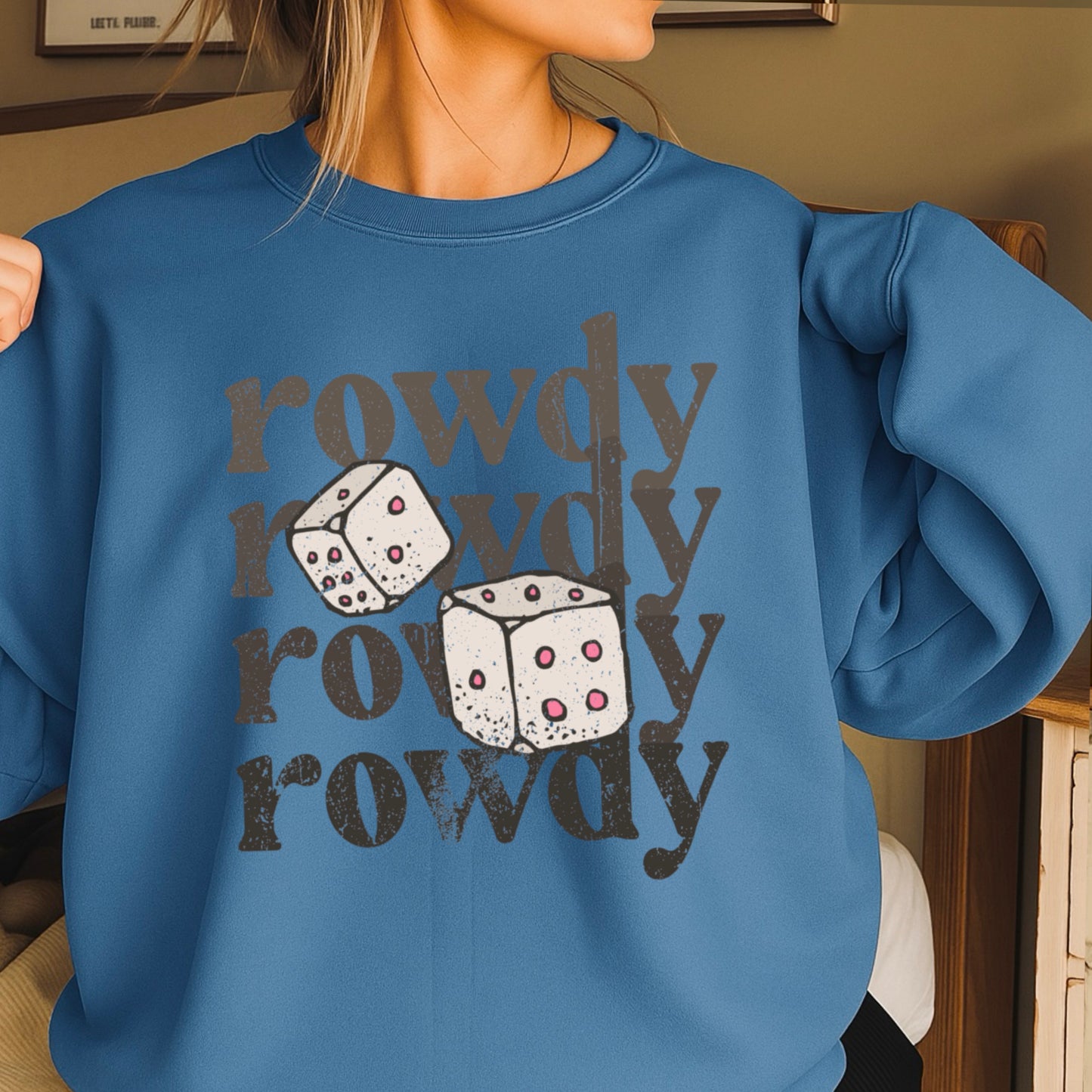 Rowdy Dice Crewneck Sweatshirt