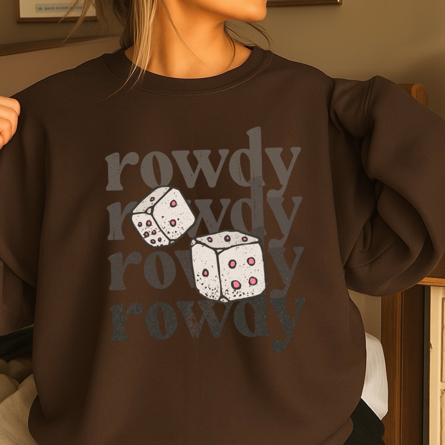 Rowdy Dice Crewneck Sweatshirt