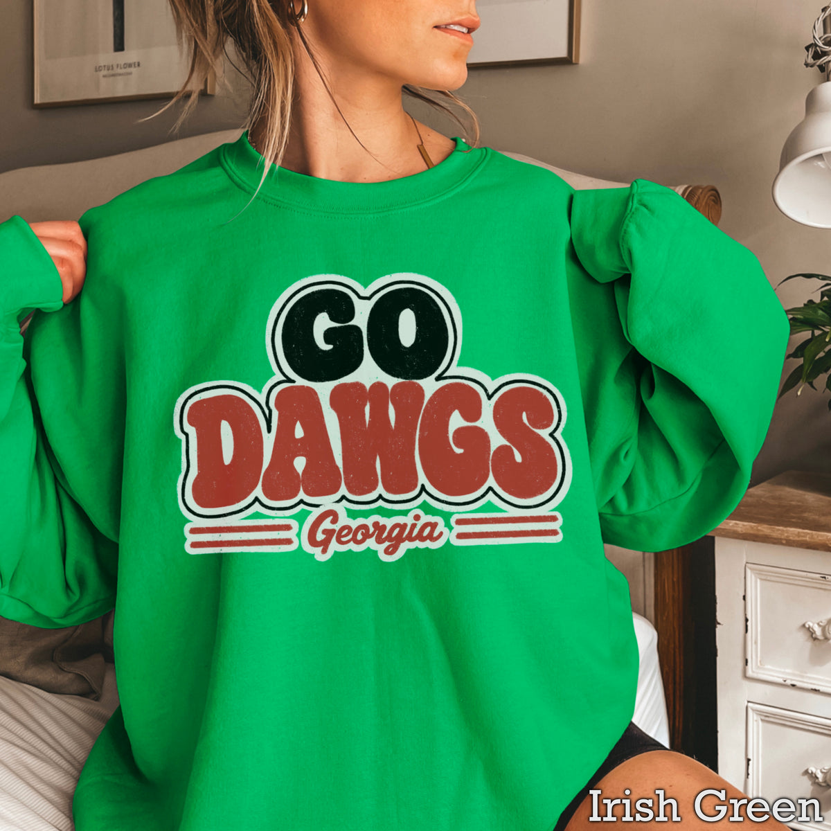 Go Red & Black Crewneck Sweatshirt