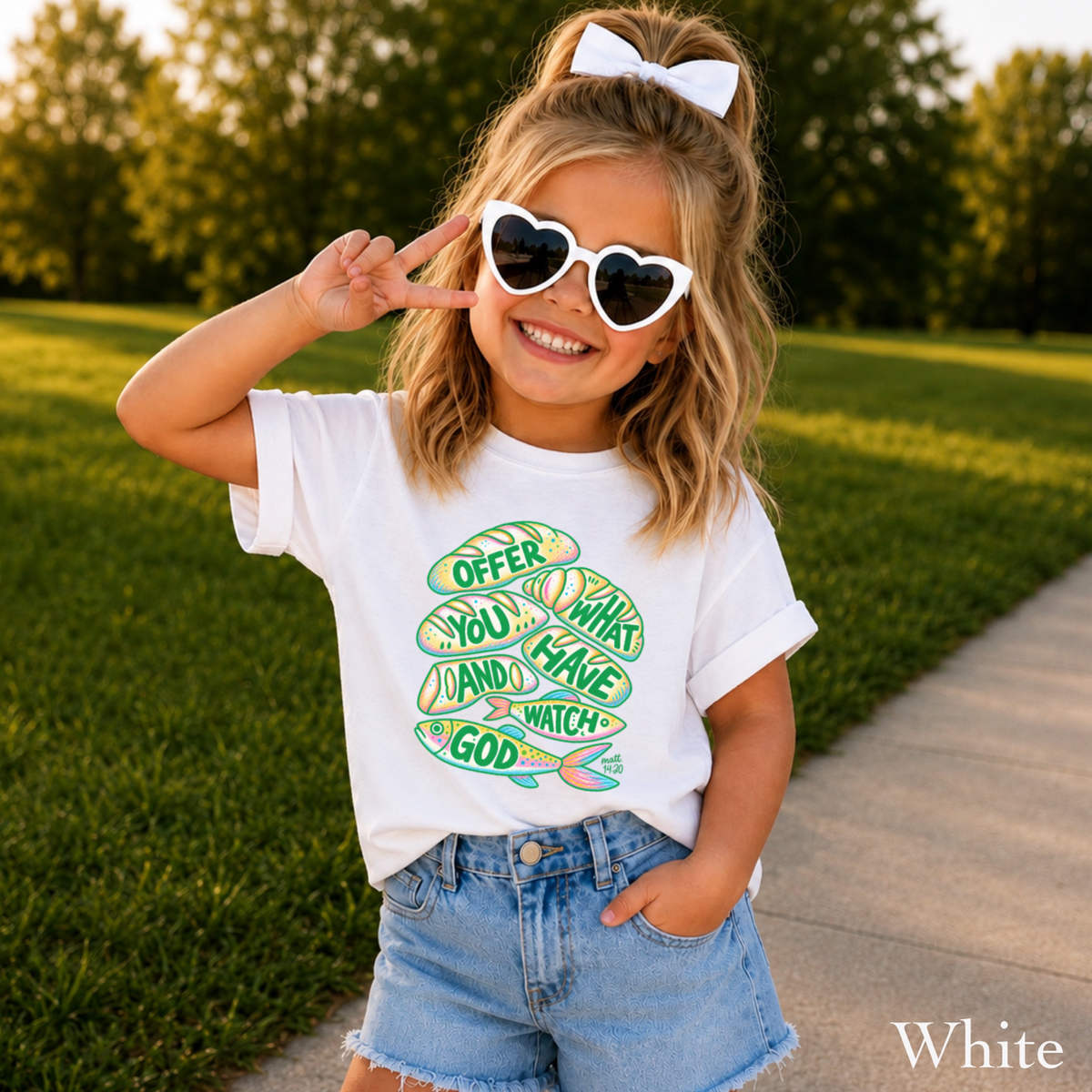 Offer What You Have And Watch God Youth Comfort Color T-Shirt