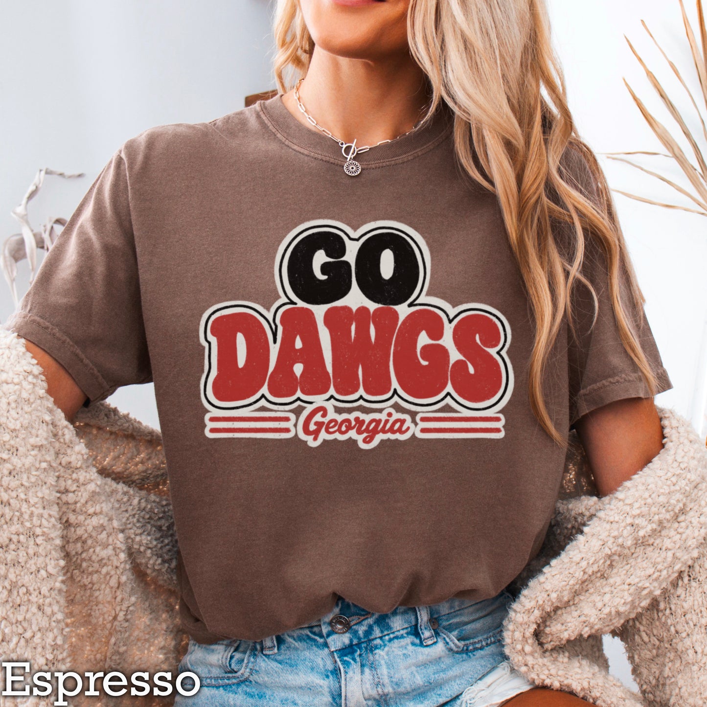 Go Red & Black  Comfort Color Graphic Tee