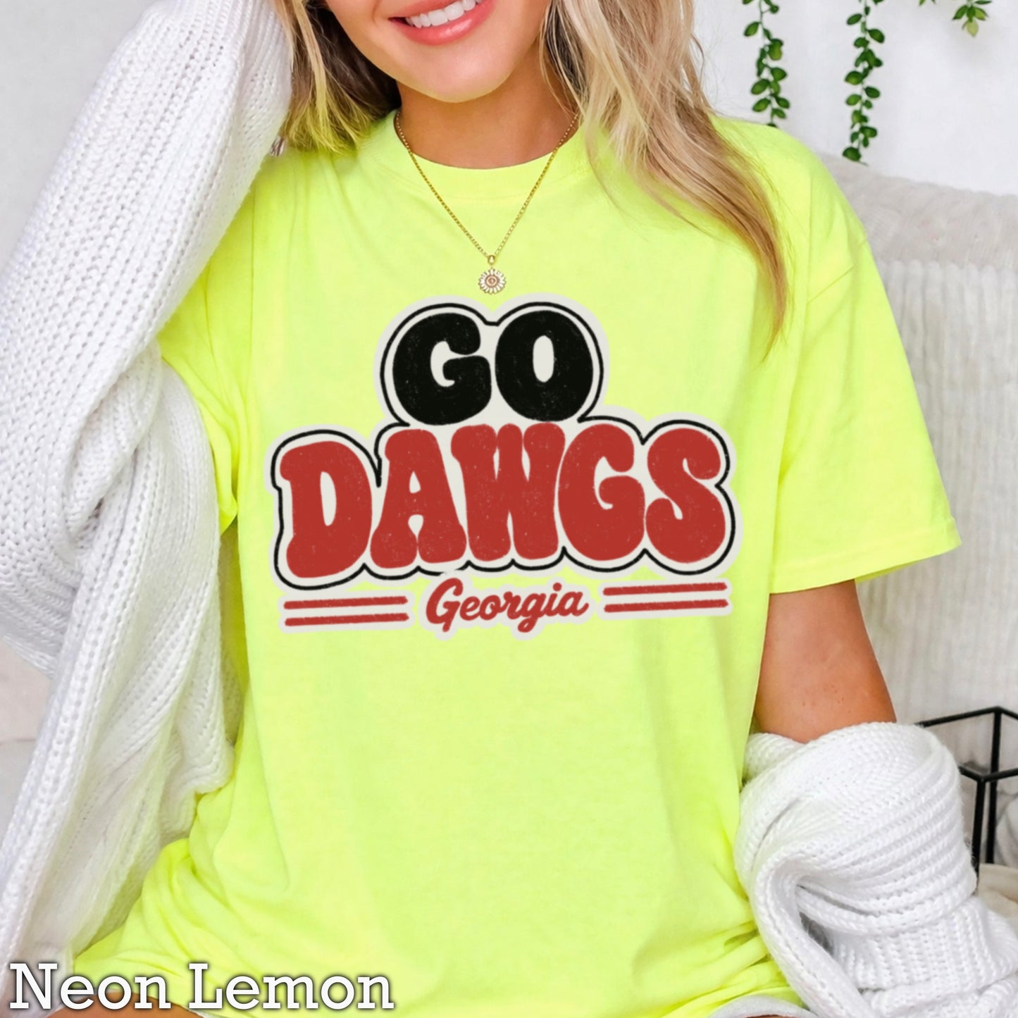 Go Red & Black  Comfort Color Graphic Tee