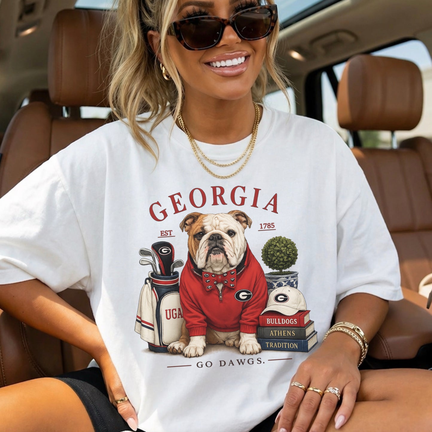 Red & Black Traditions  Comfort Color Graphic Tee