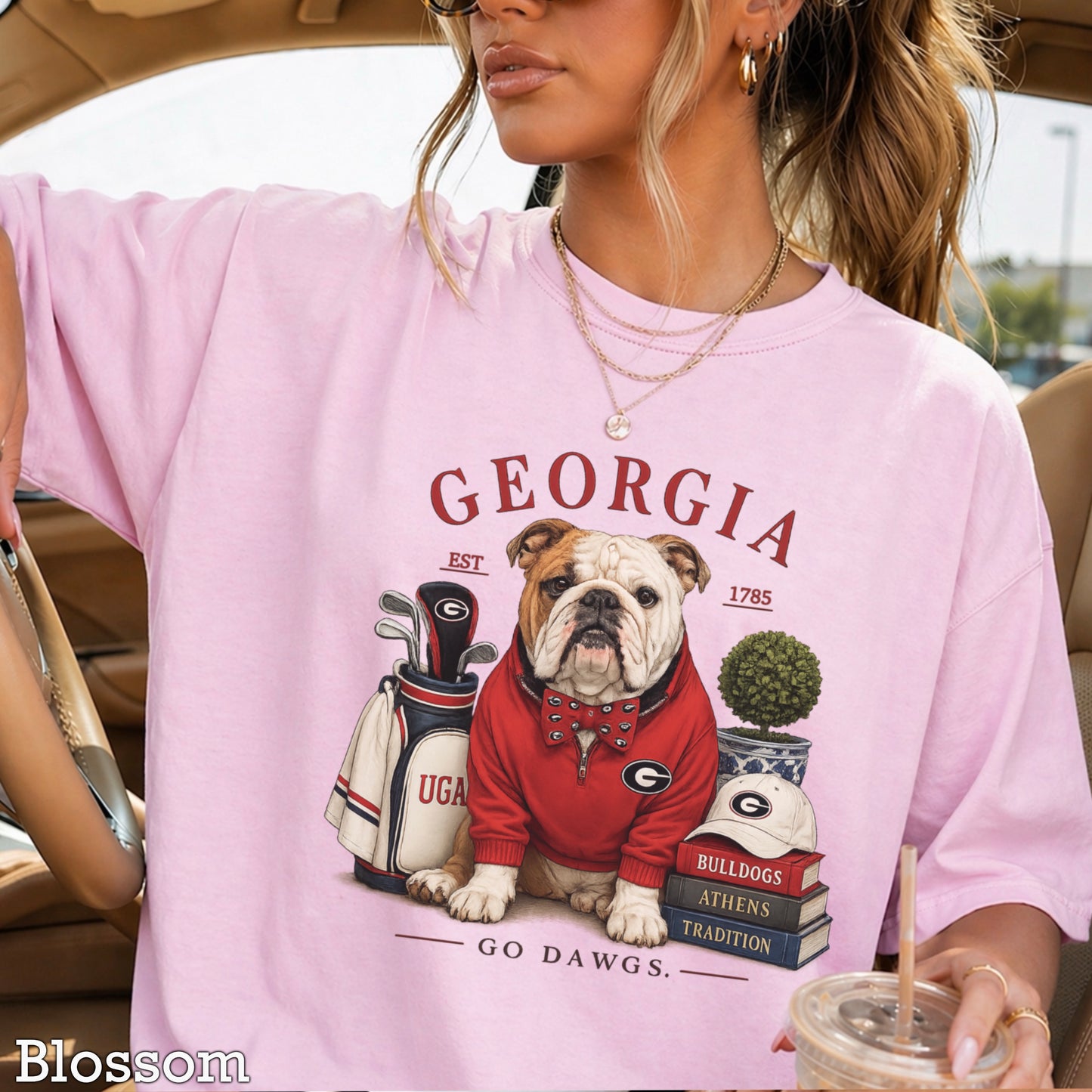 Red & Black Traditions  Comfort Color Graphic Tee