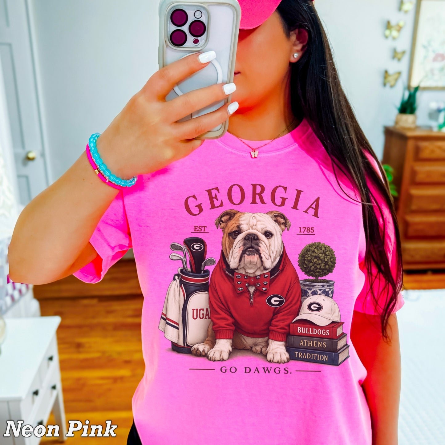 Red & Black Traditions  Comfort Color Graphic Tee