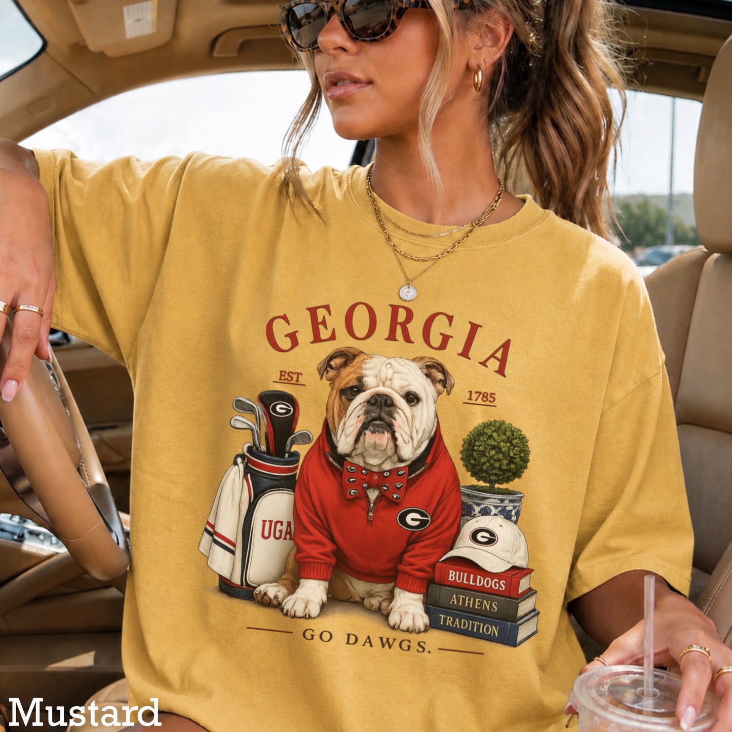 Red & Black Traditions  Comfort Color Graphic Tee