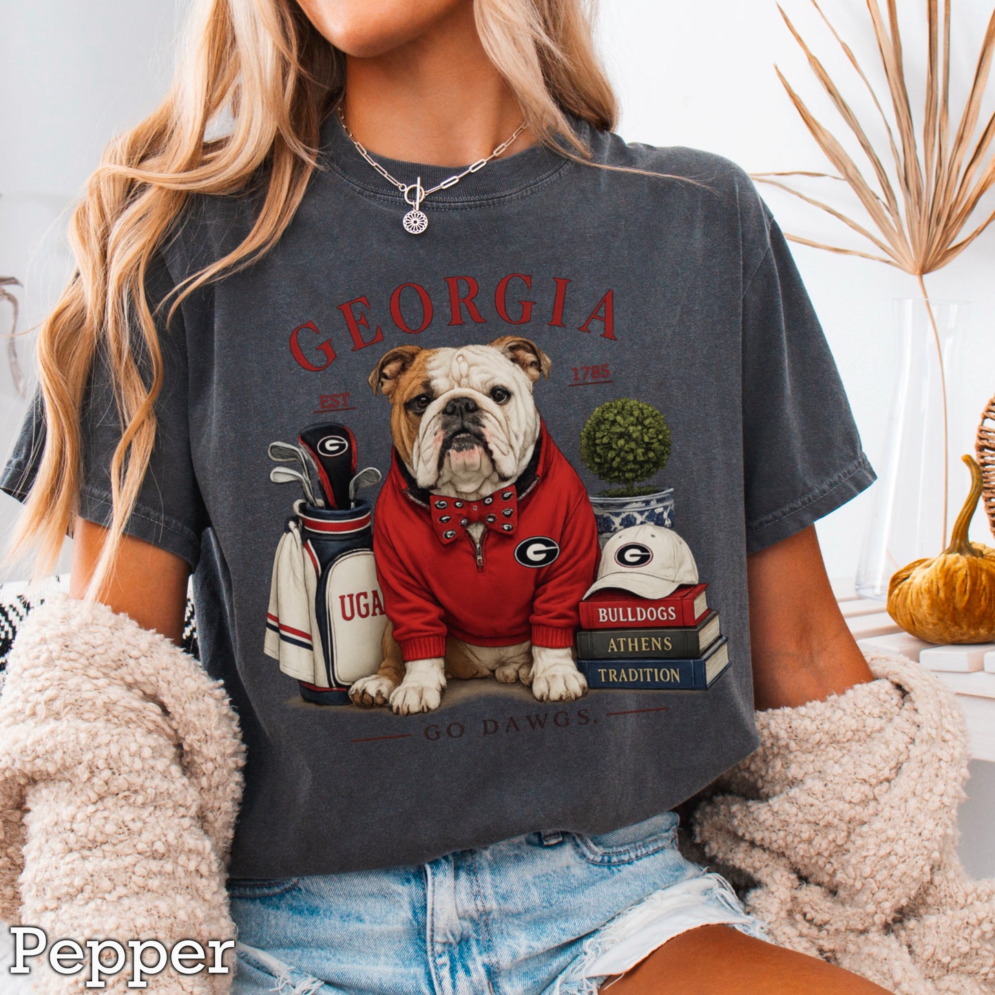 Red & Black Traditions  Comfort Color Graphic Tee