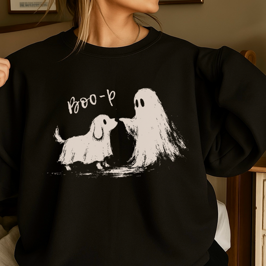 Boo-P Halloween Crewneck Sweatshirt