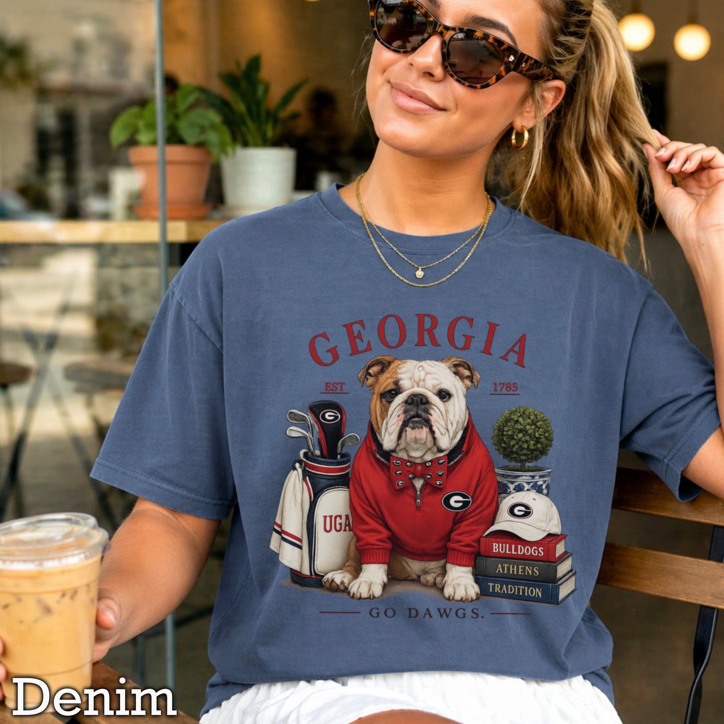 Red & Black Traditions  Comfort Color Graphic Tee