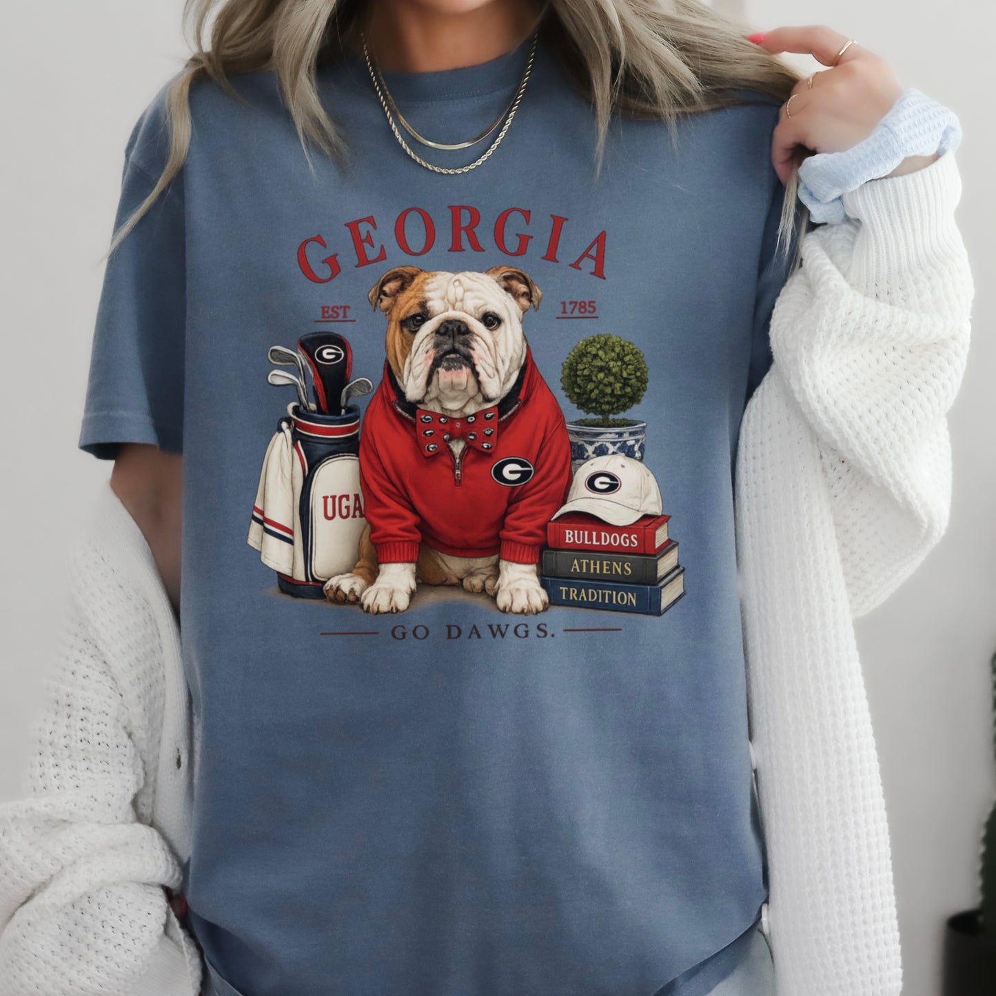Red & Black Traditions  Comfort Color Graphic Tee