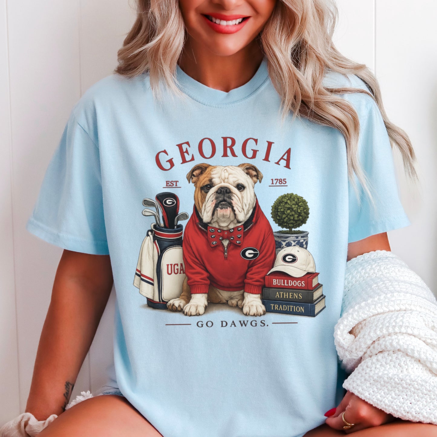 Red & Black Traditions  Comfort Color Graphic Tee