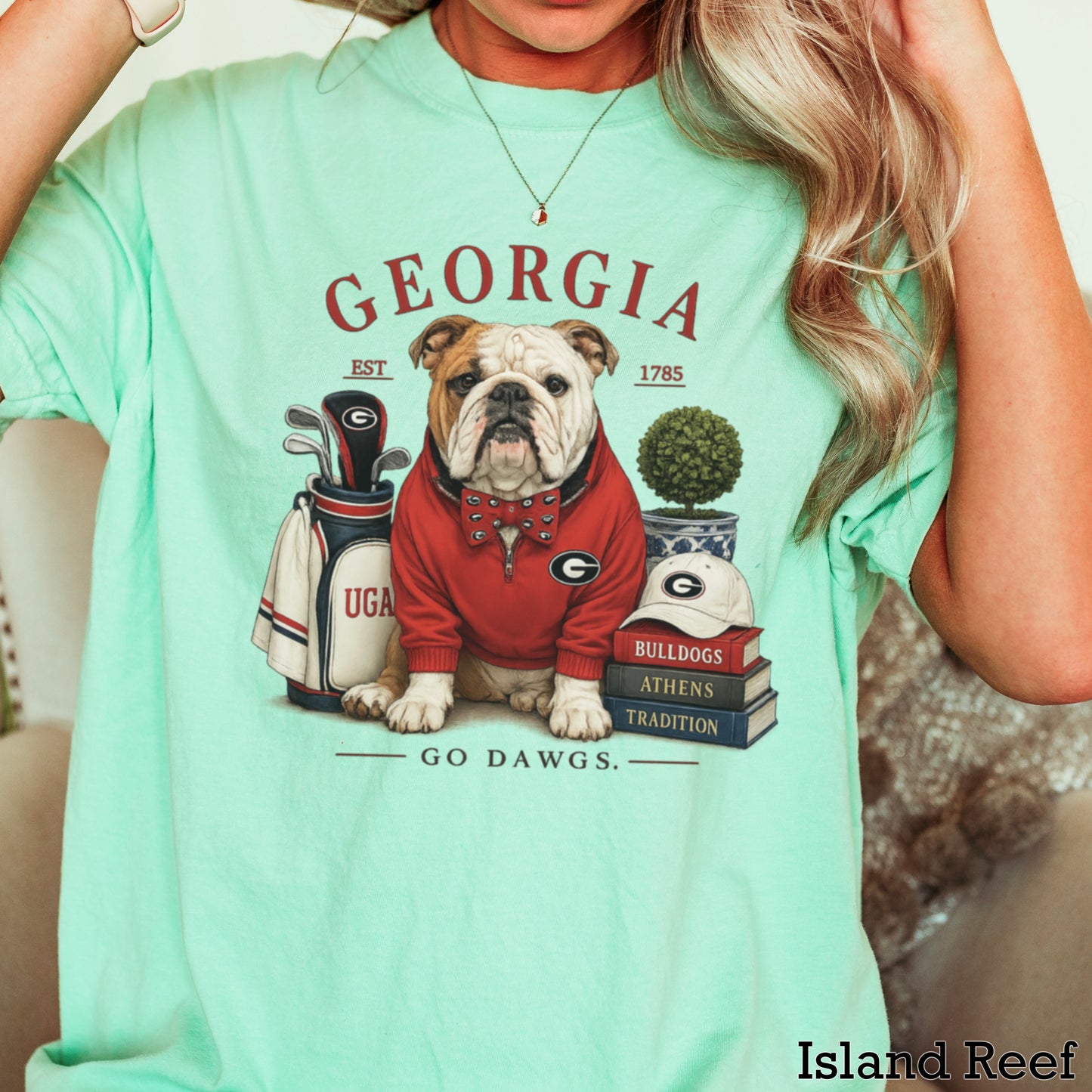 Red & Black Traditions  Comfort Color Graphic Tee