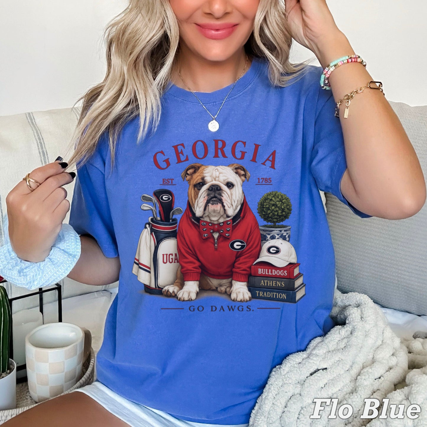 Red & Black Traditions  Comfort Color Graphic Tee