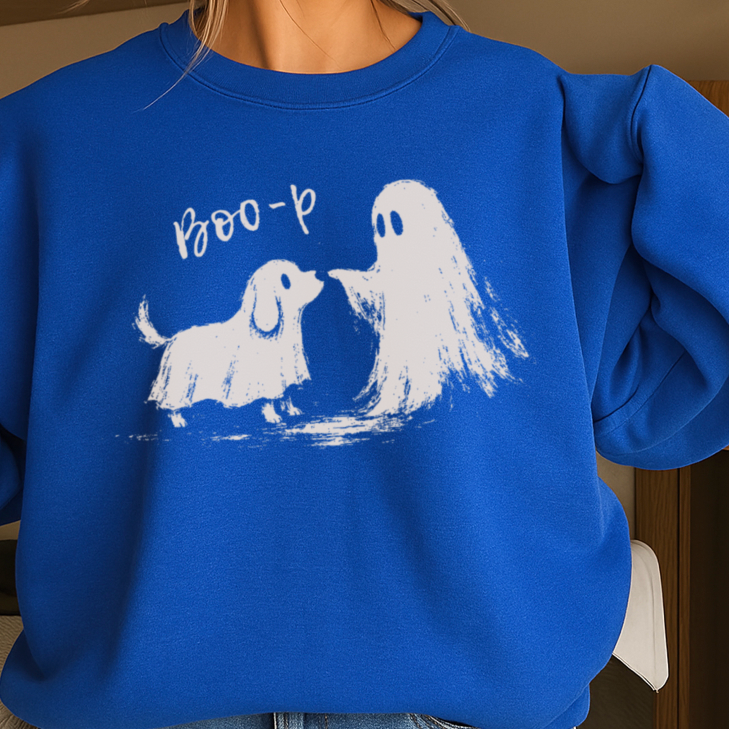 Boo-P Halloween Crewneck Sweatshirt