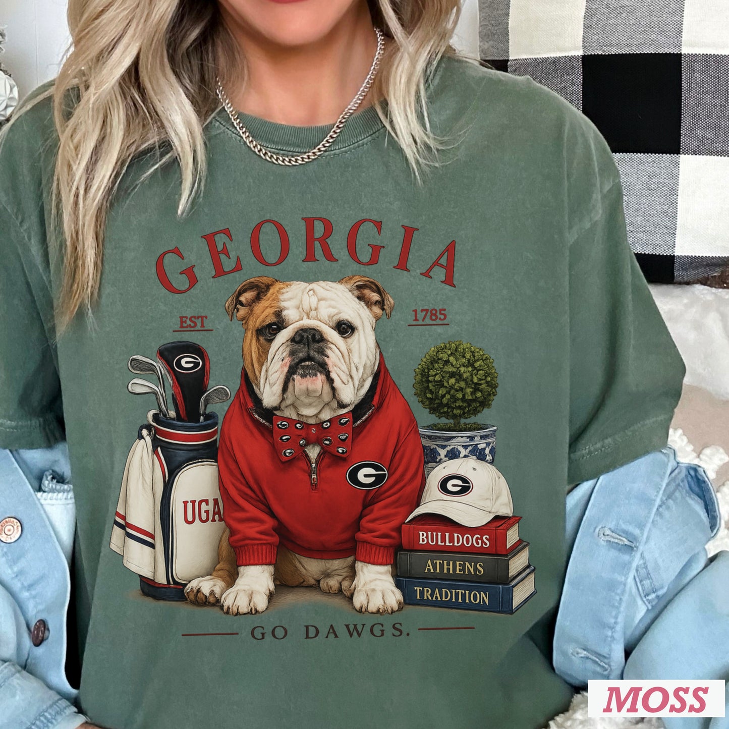 Red & Black Traditions  Comfort Color Graphic Tee
