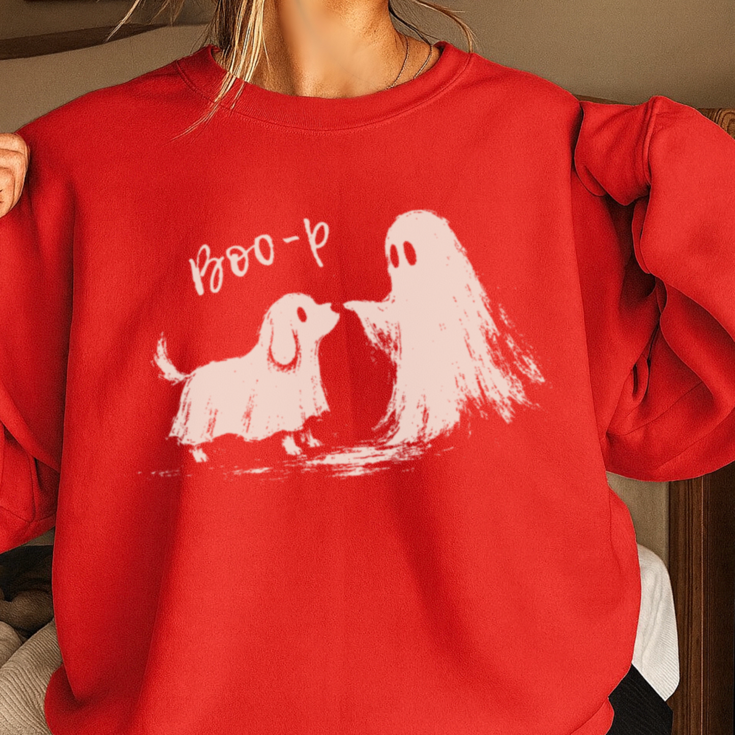 Boo-P Halloween Crewneck Sweatshirt