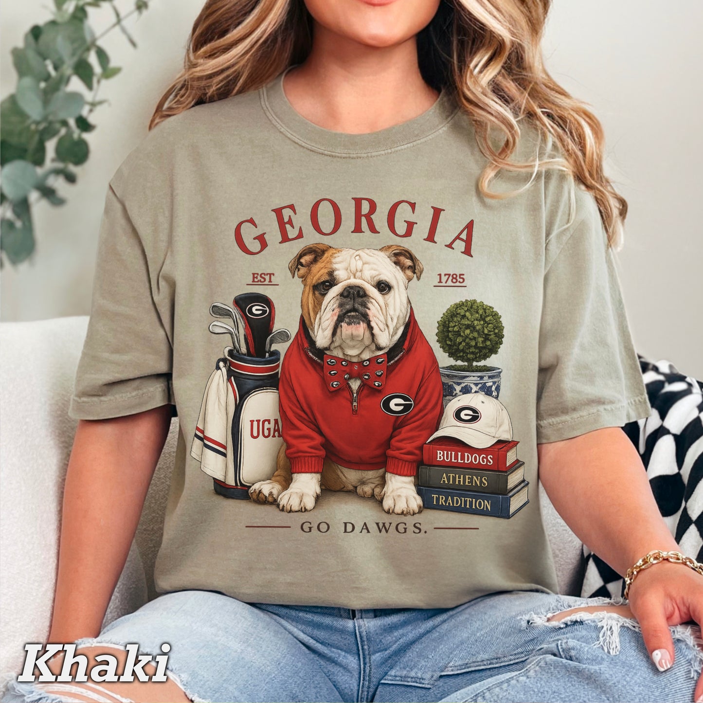 Red & Black Traditions  Comfort Color Graphic Tee