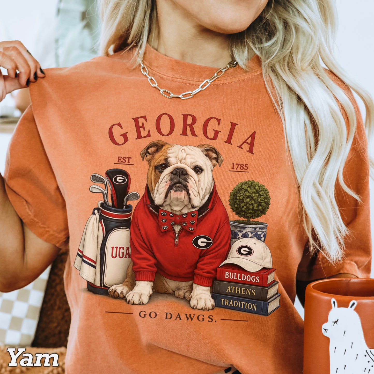 Red & Black Traditions  Comfort Color Graphic Tee