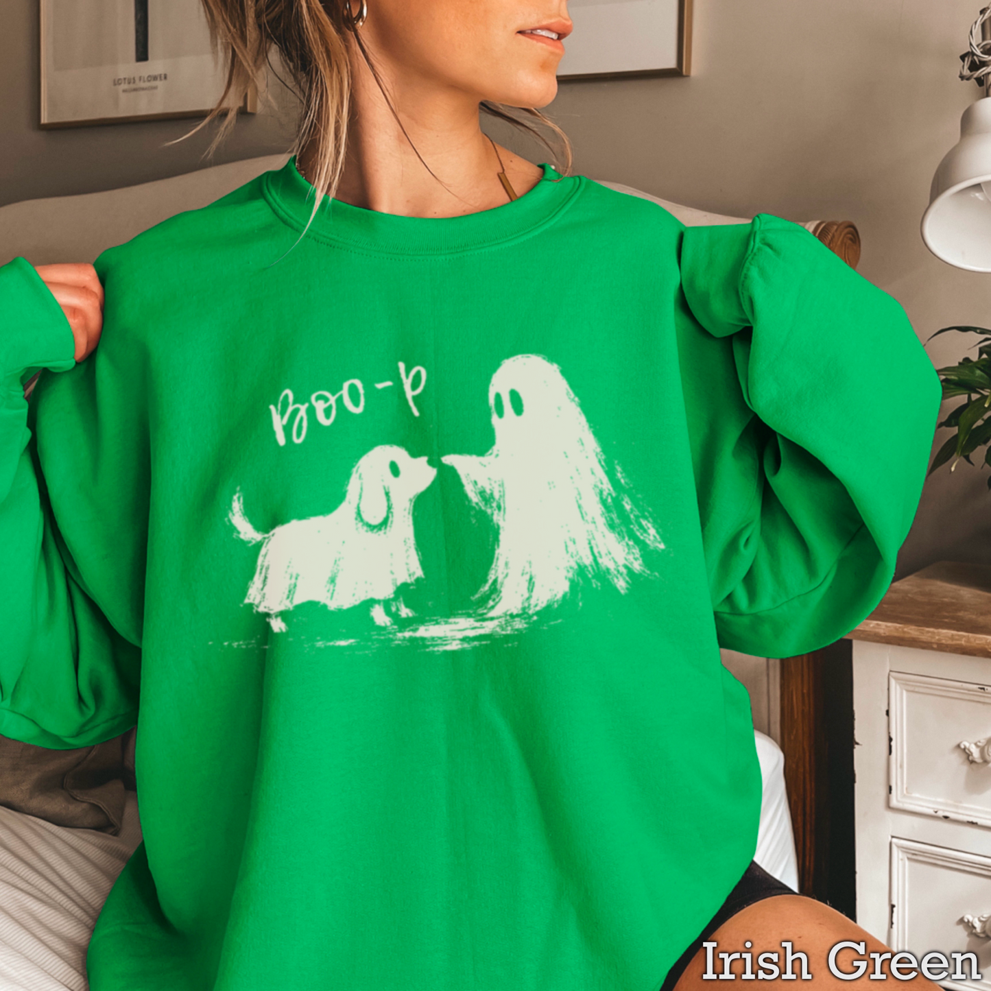 Boo-P Halloween Crewneck Sweatshirt