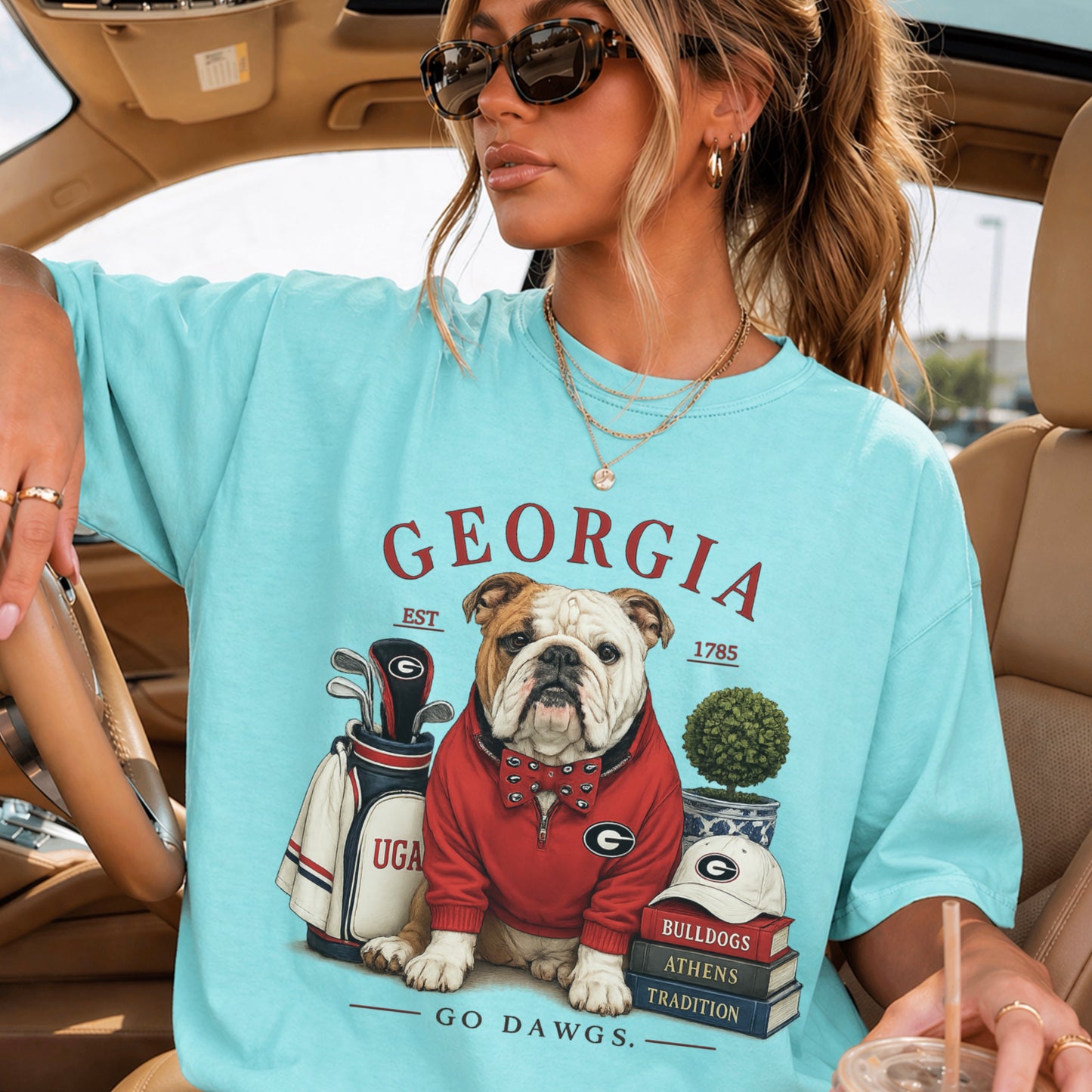 Red & Black Traditions  Comfort Color Graphic Tee