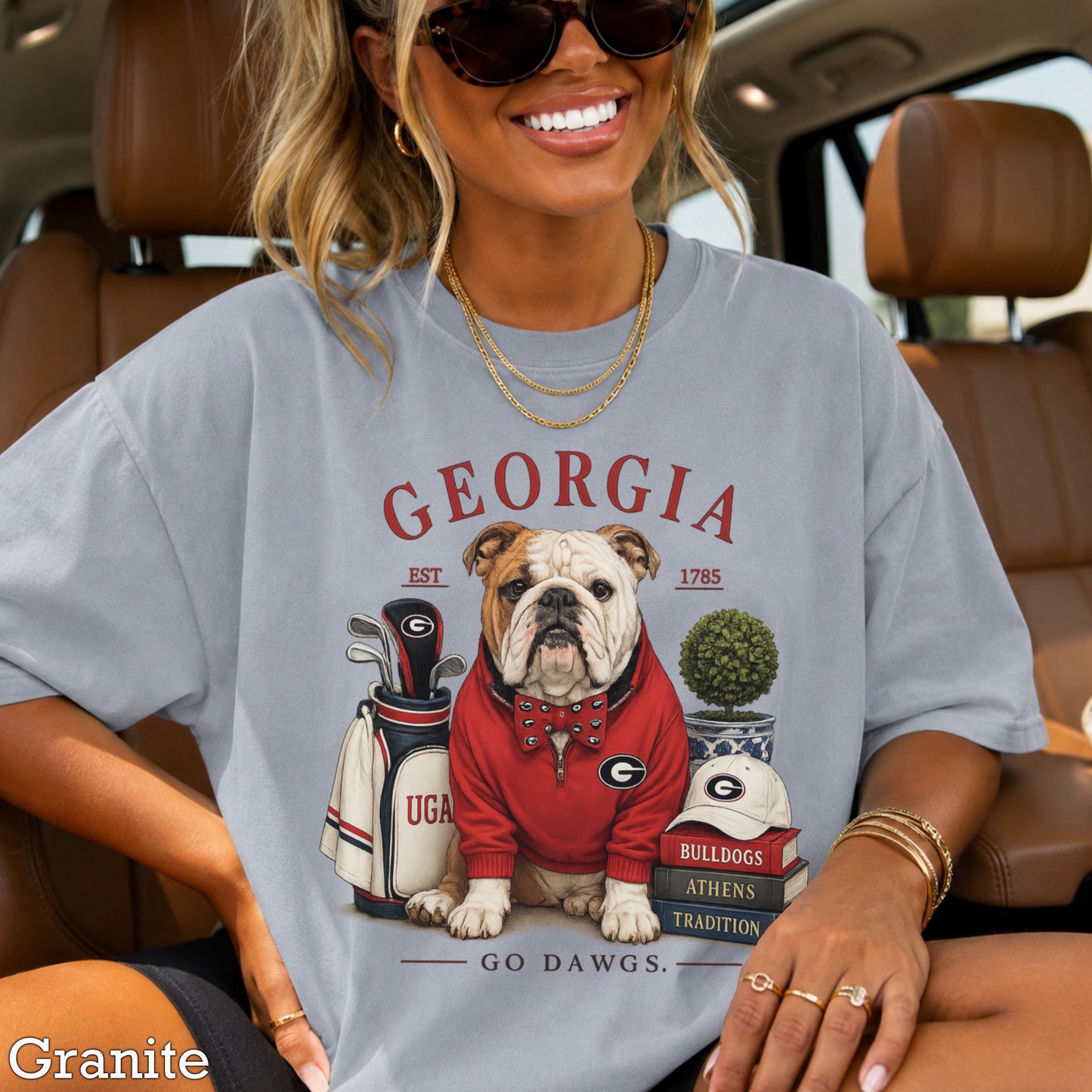 Red & Black Traditions  Comfort Color Graphic Tee