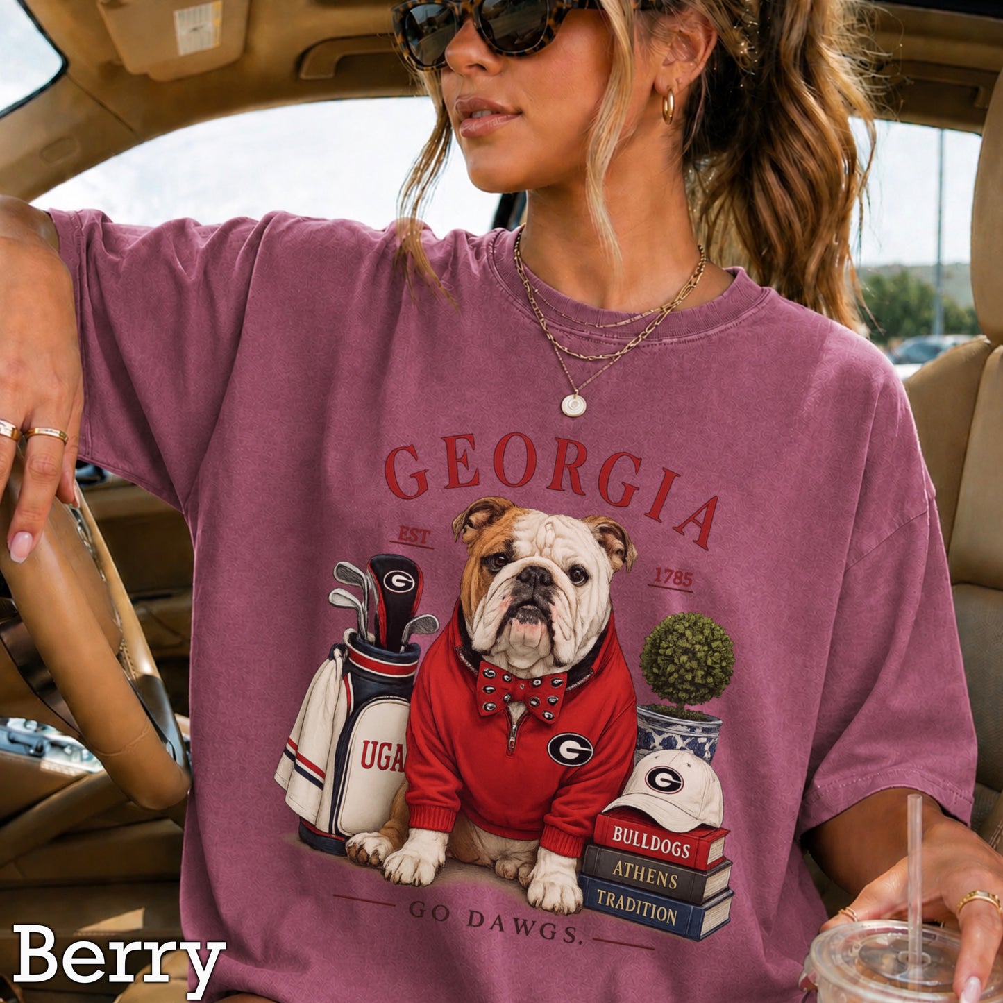 Red & Black Traditions  Comfort Color Graphic Tee