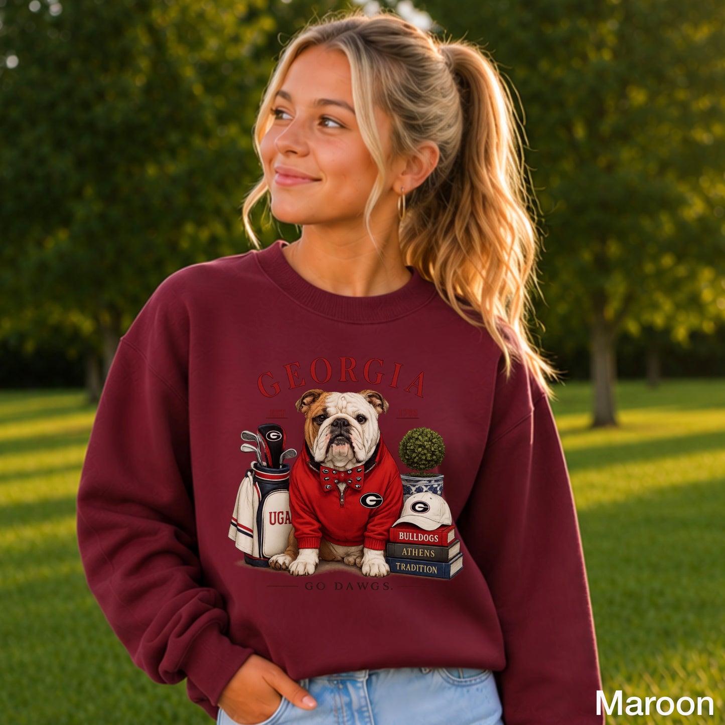 Red & Black Traditions Youth Crewneck Sweatshirt
