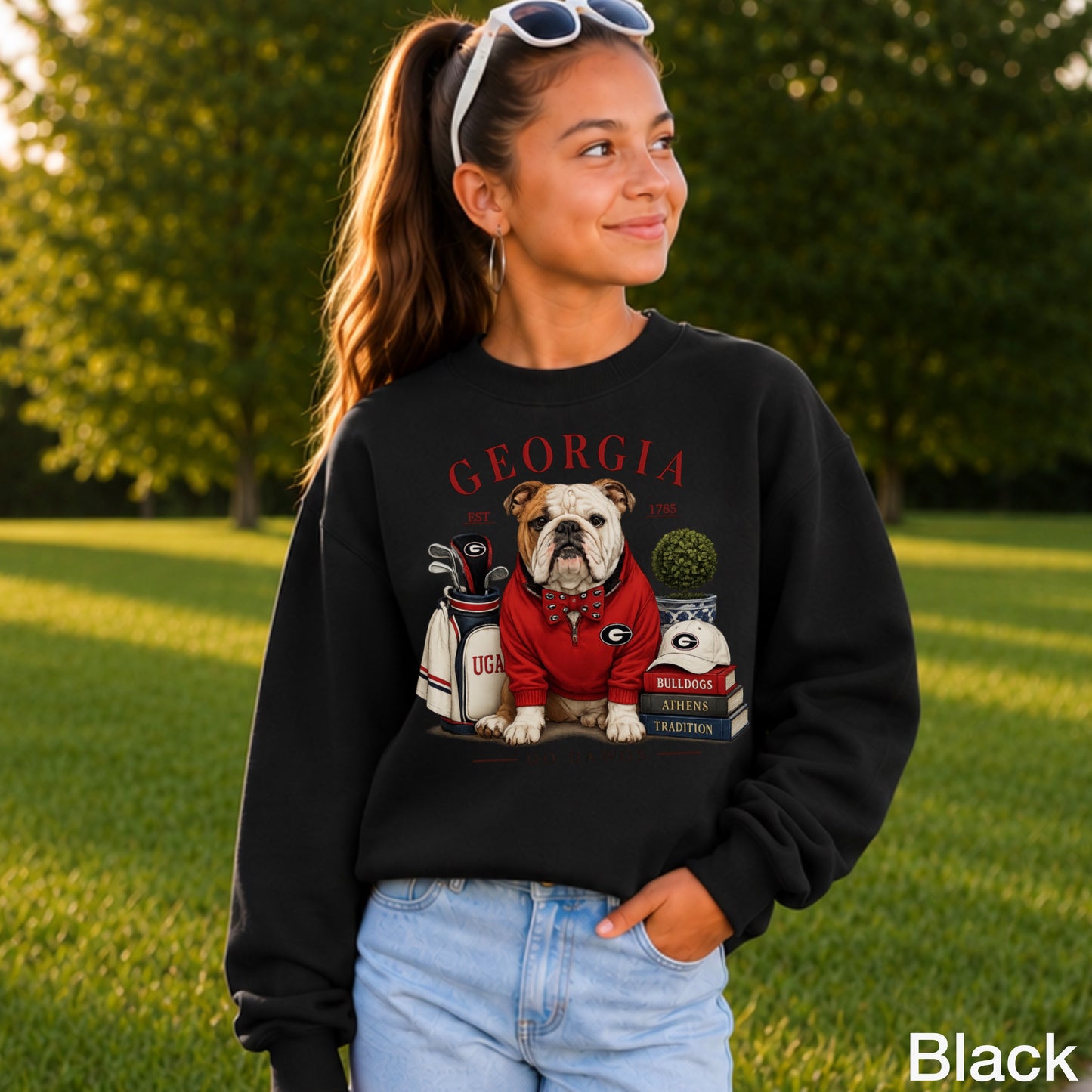Red & Black Traditions Youth Crewneck Sweatshirt