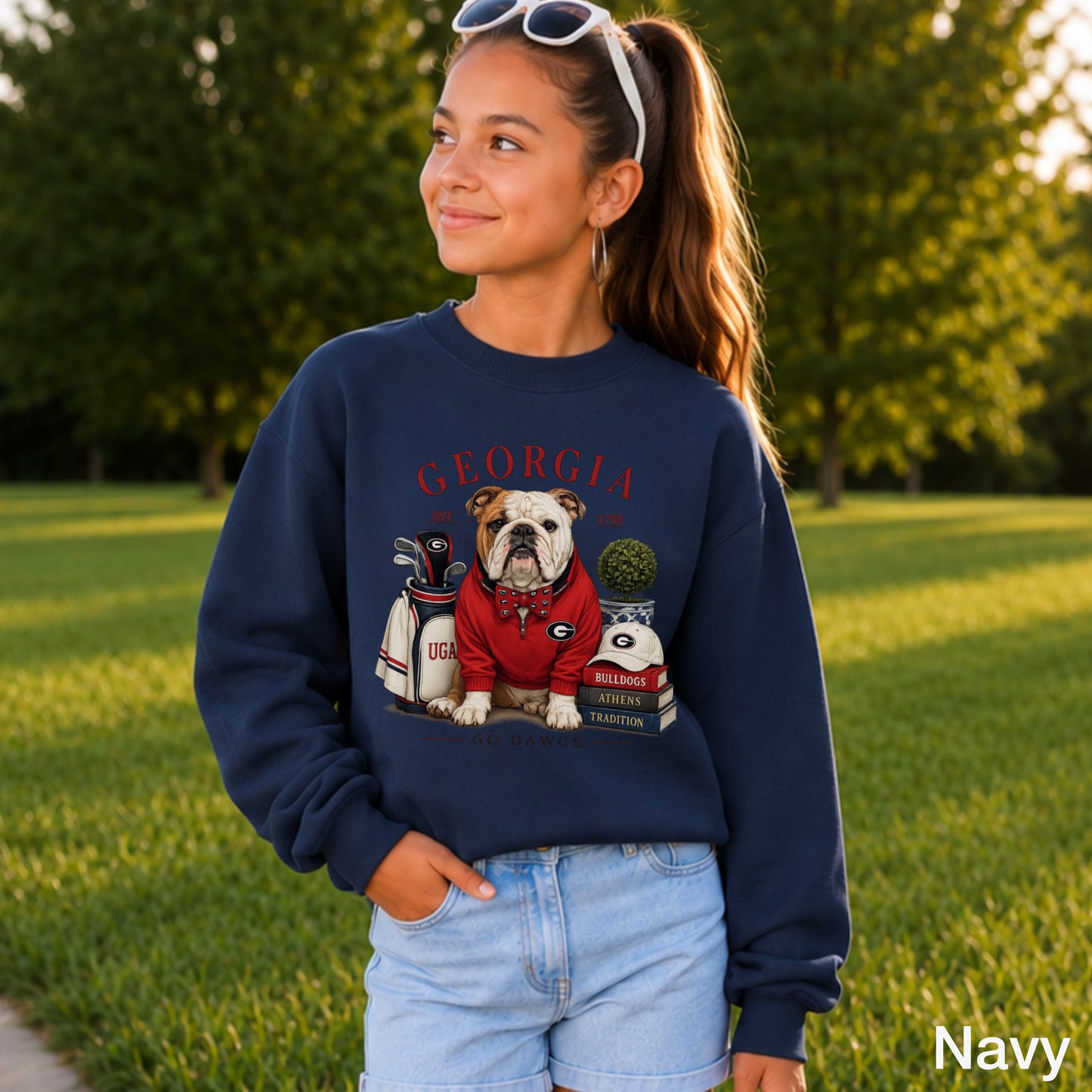Red & Black Traditions Youth Crewneck Sweatshirt