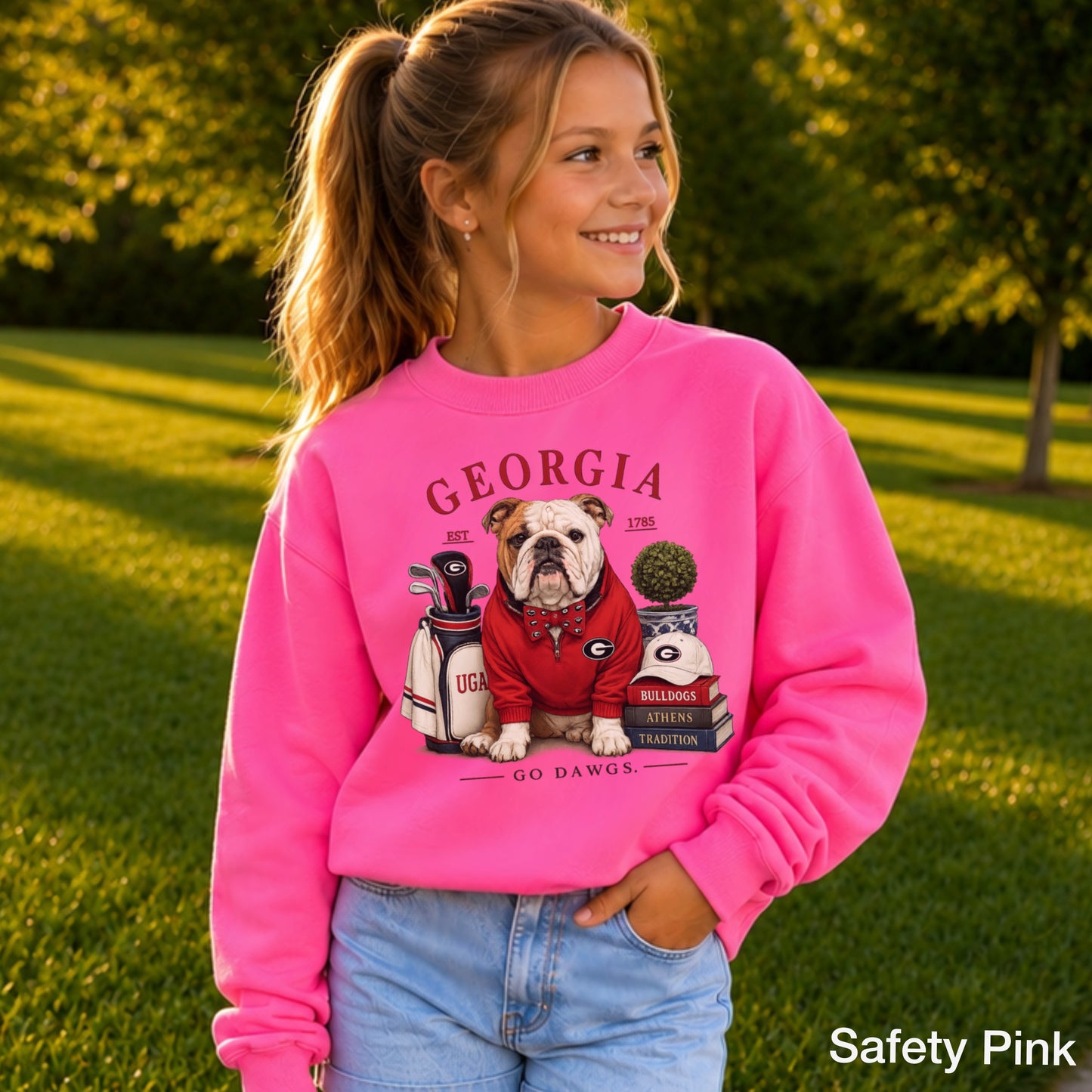 Red & Black Traditions Youth Crewneck Sweatshirt