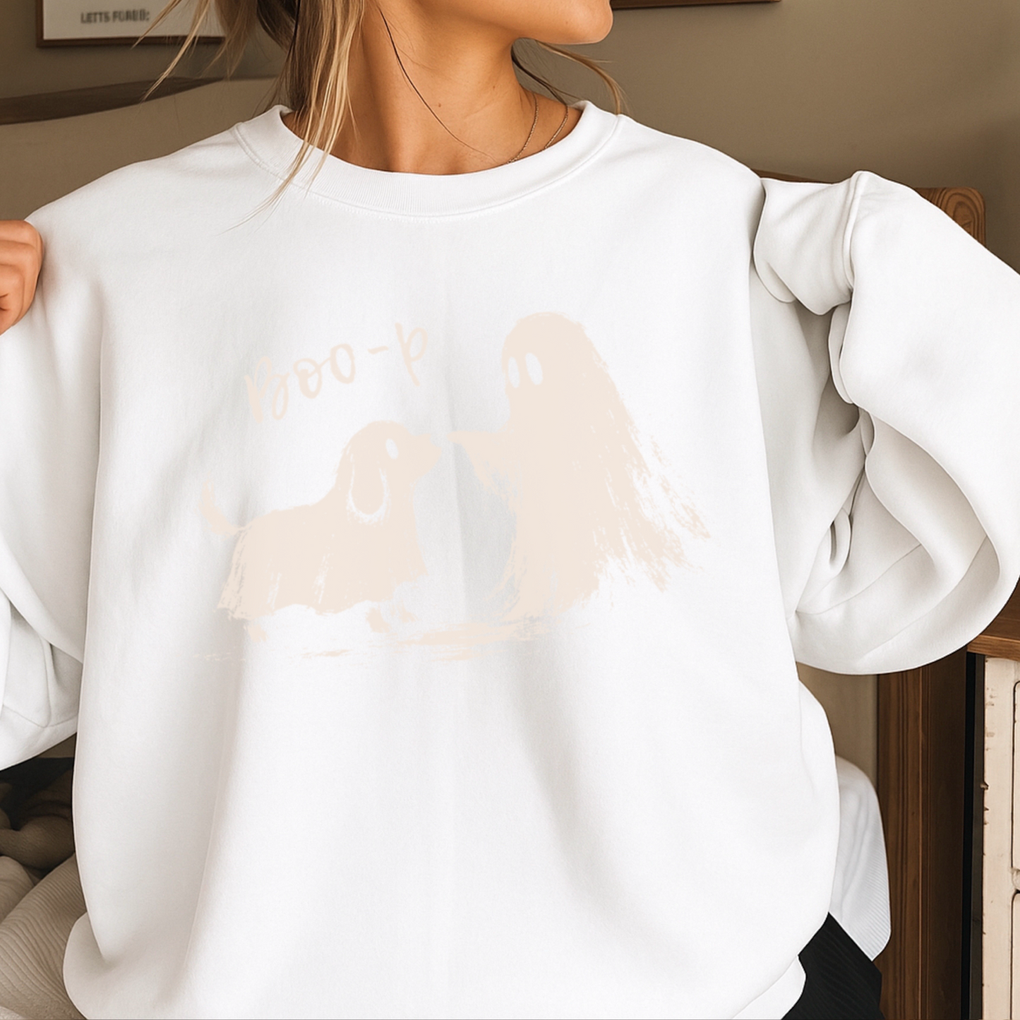 Boo-P Halloween Crewneck Sweatshirt